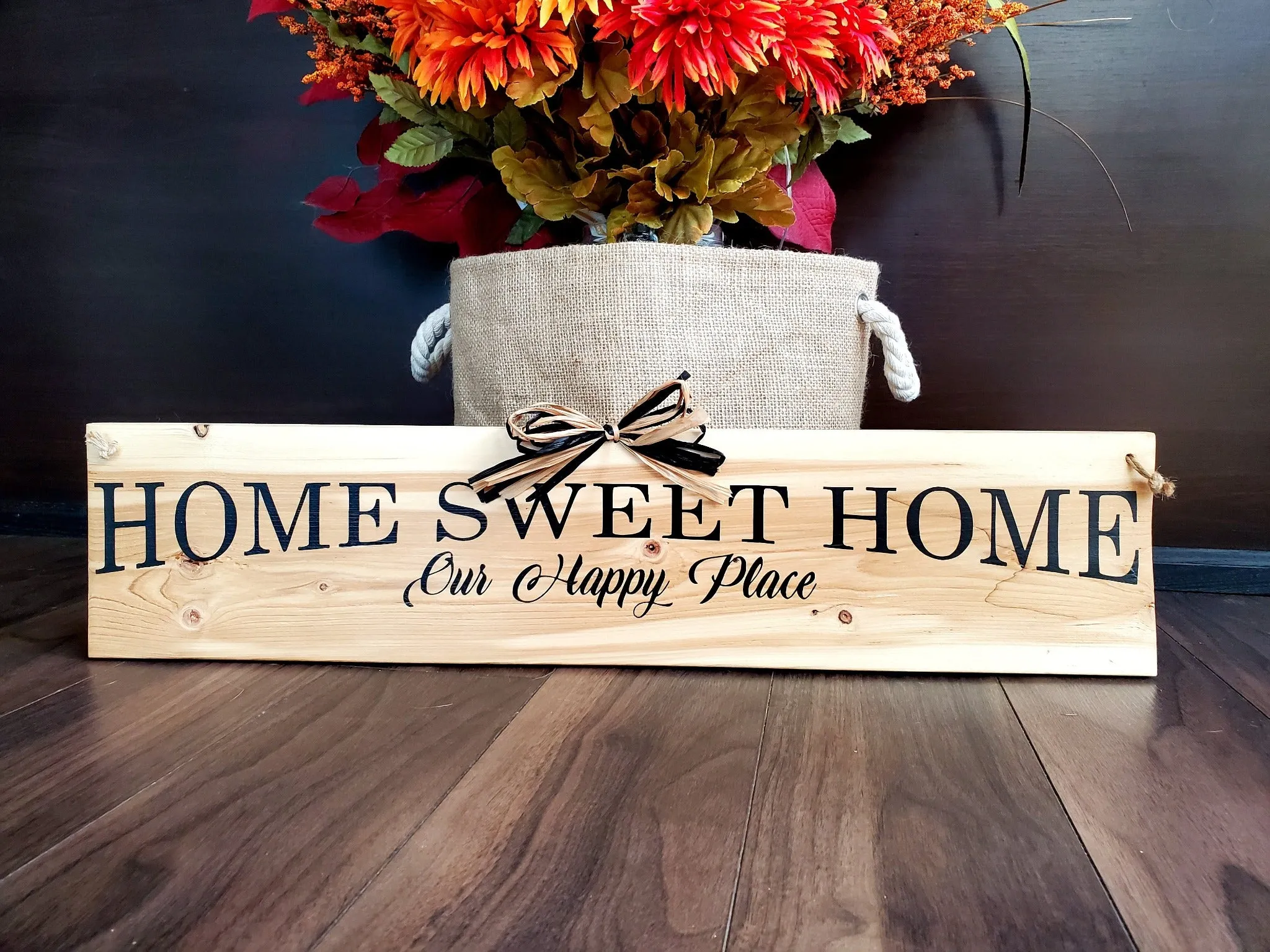 Home Sweet Home Wood Sign - Modern Country Decor for Your Home - Perfect for Any Room!