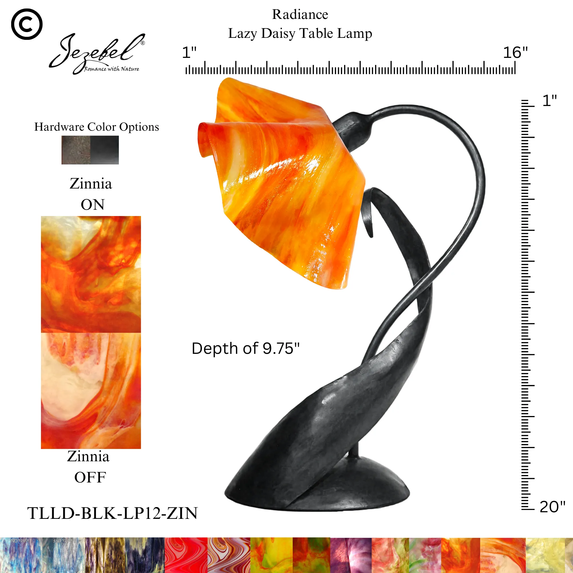 Jezebel® Lily Lazy Daisy Table Lamp