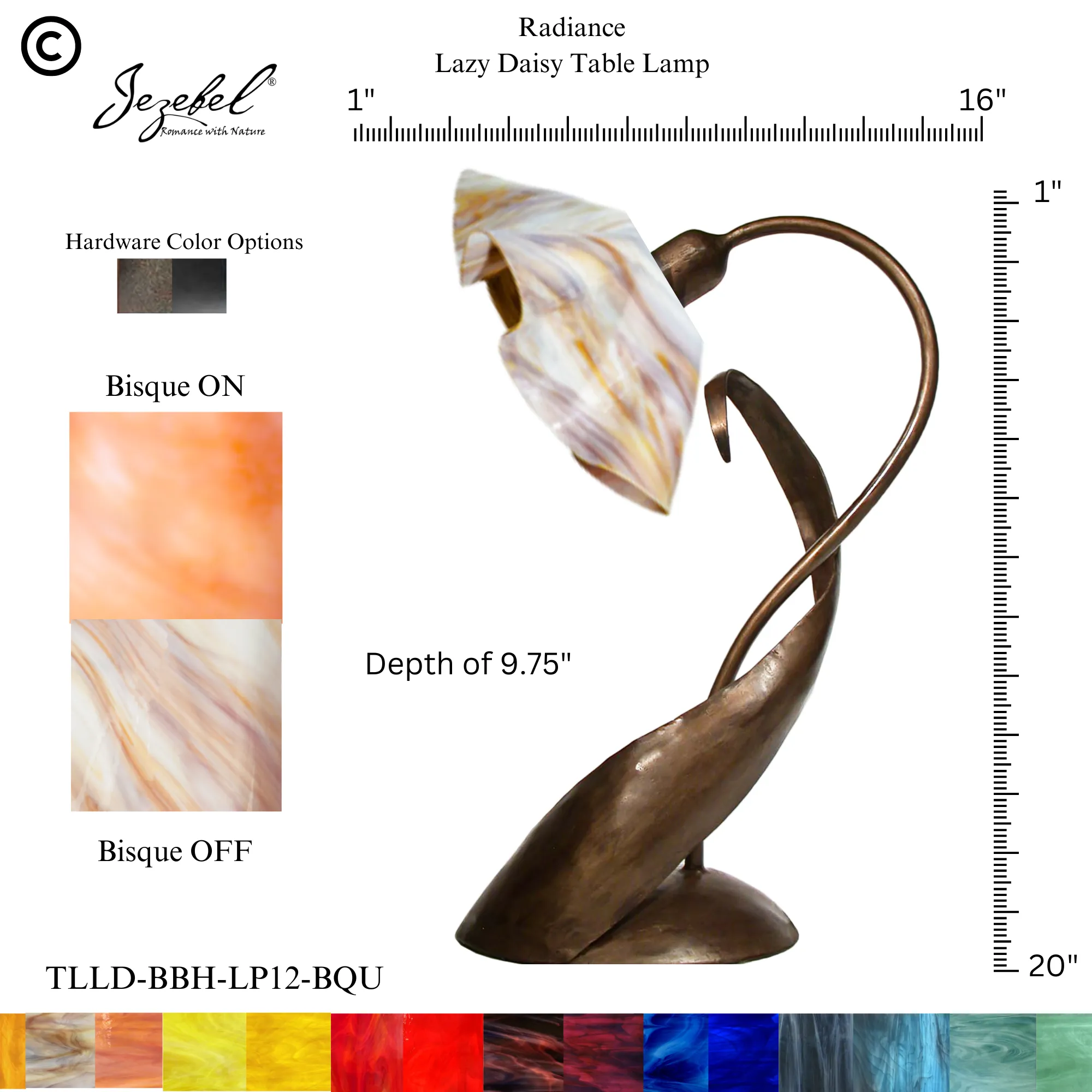 Jezebel® Lily Lazy Daisy Table Lamp