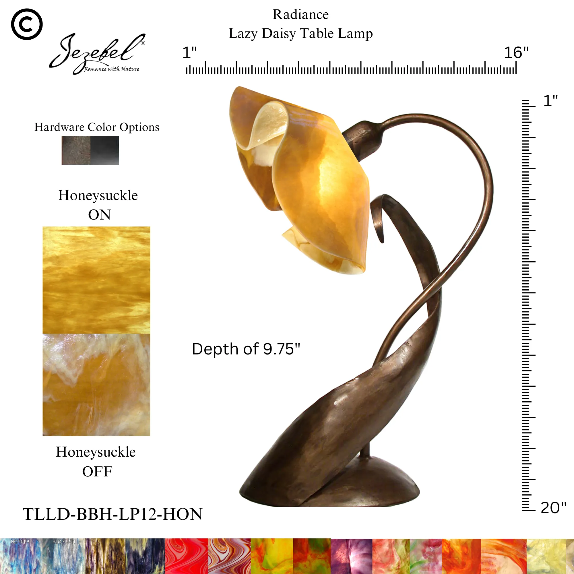 Jezebel® Lily Lazy Daisy Table Lamp