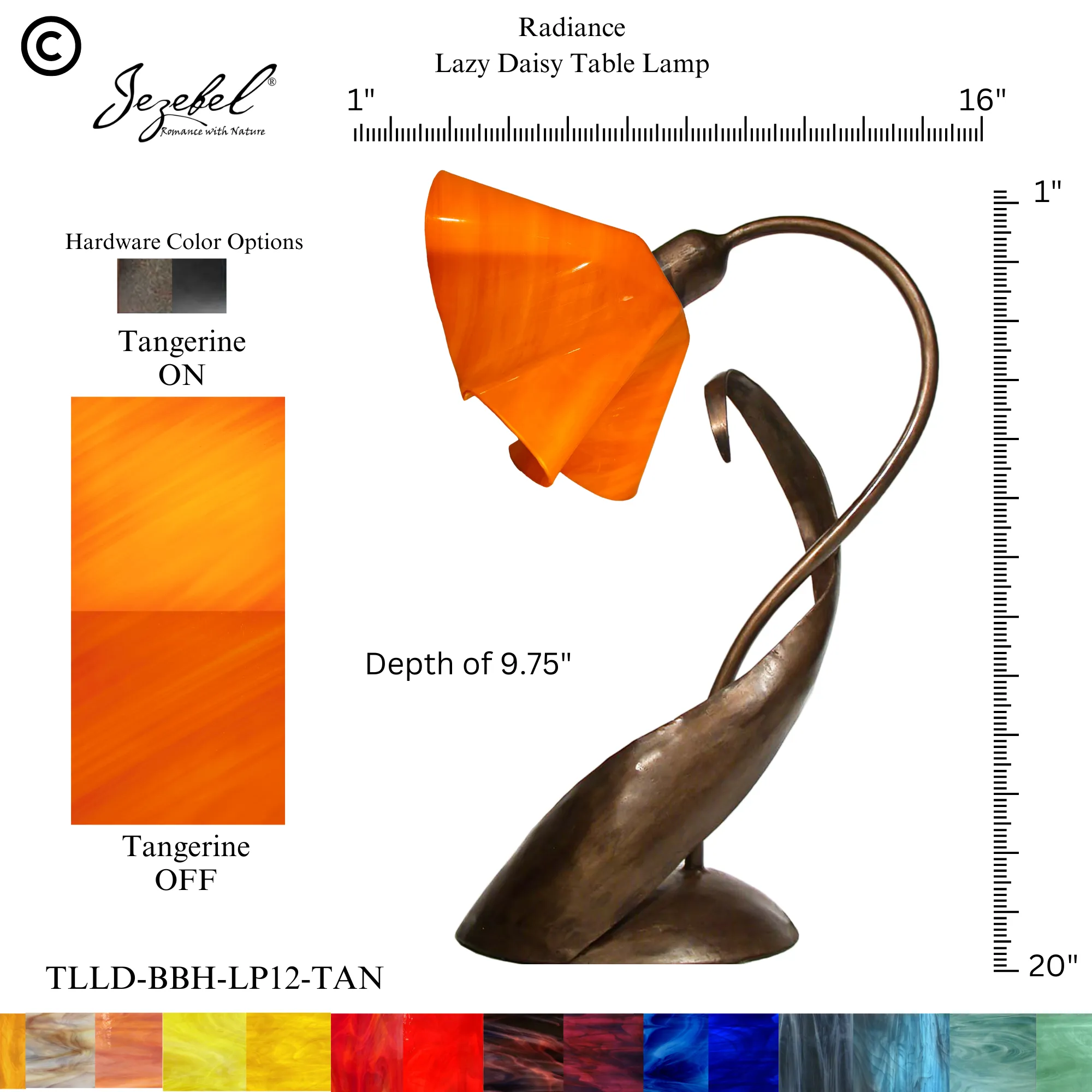 Jezebel® Lily Lazy Daisy Table Lamp