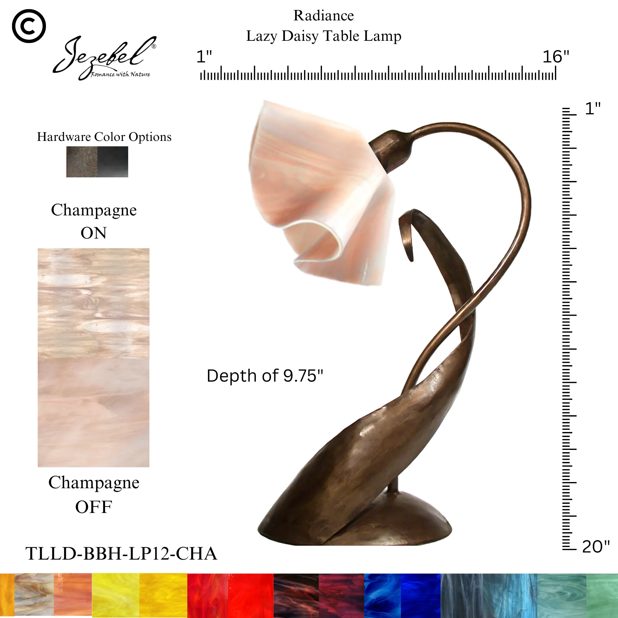 Jezebel® Lily Lazy Daisy Table Lamp