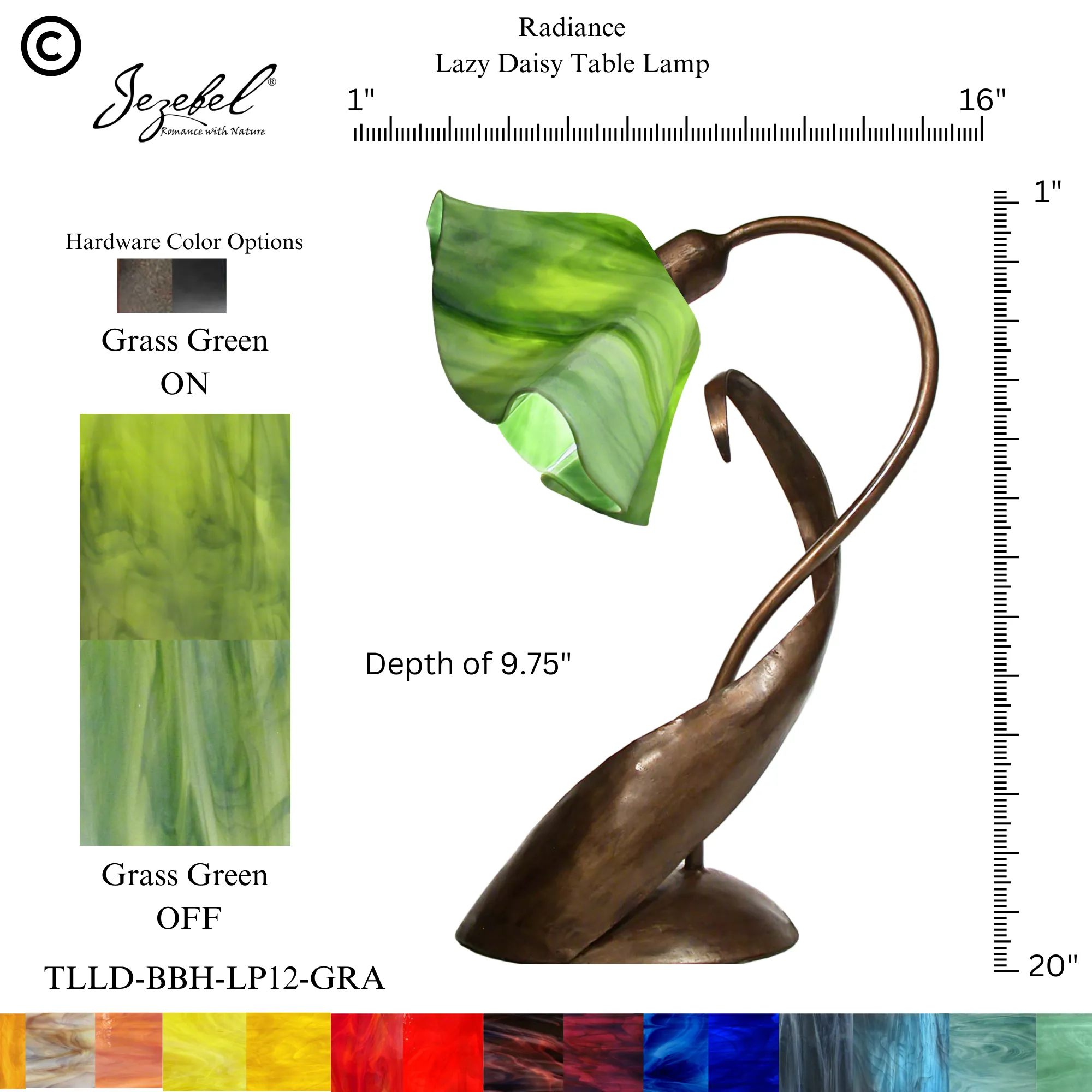 Jezebel® Lily Lazy Daisy Table Lamp