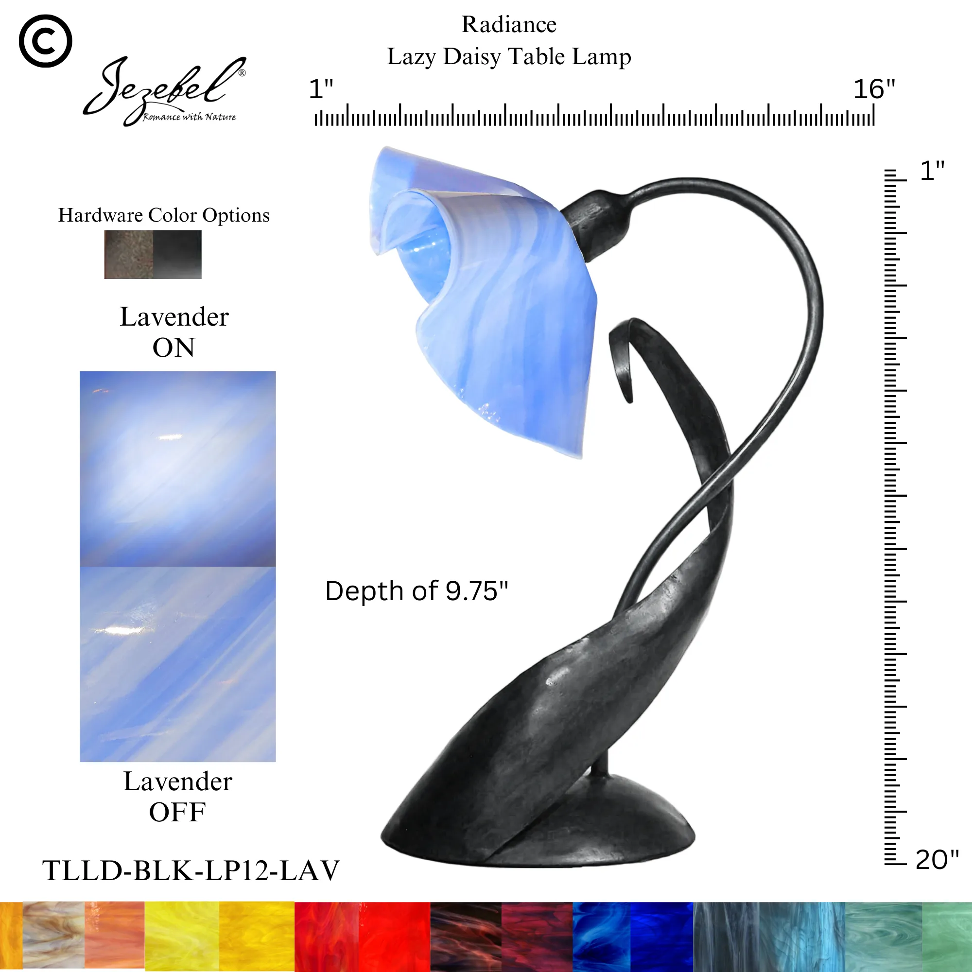 Jezebel® Lily Lazy Daisy Table Lamp