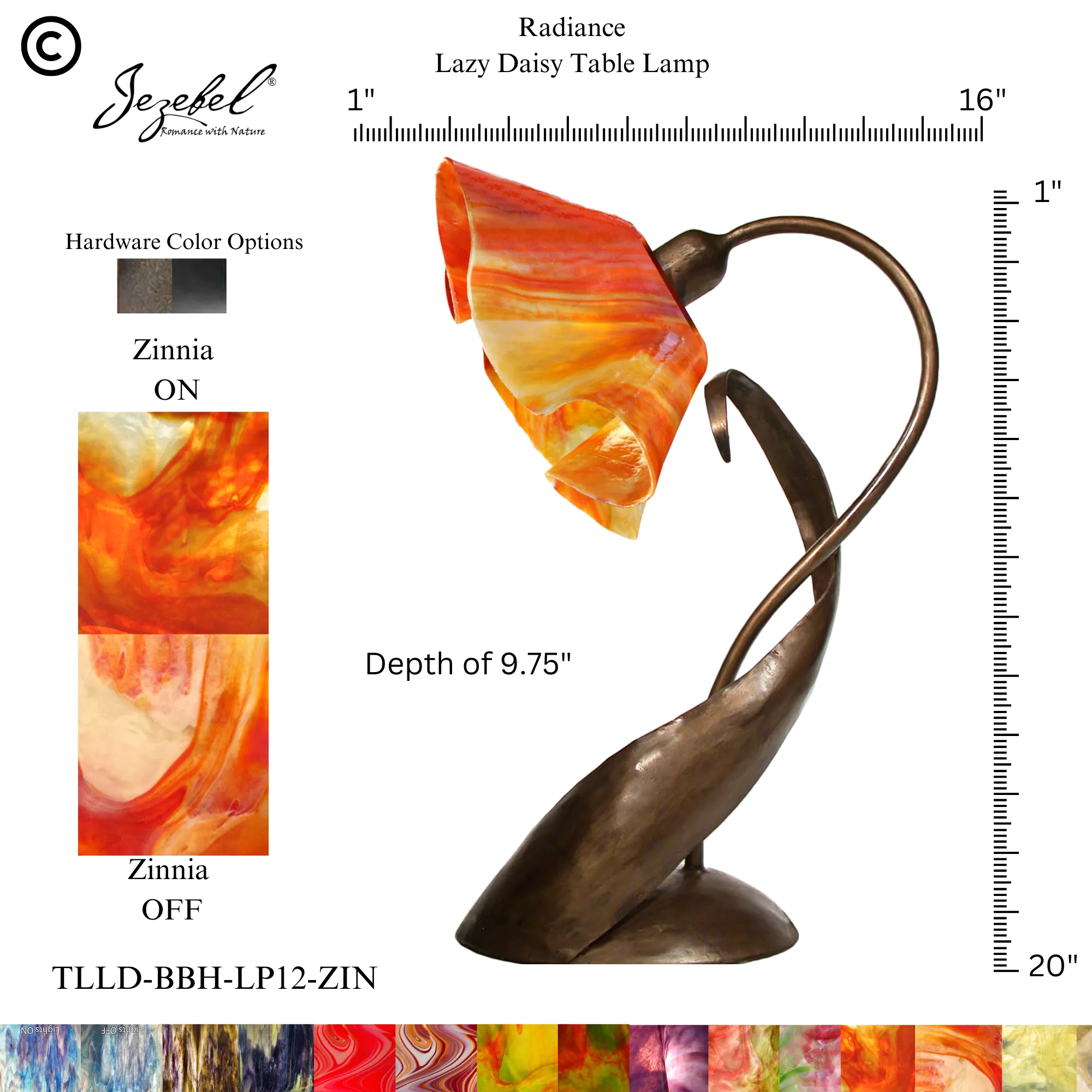 Jezebel® Lily Lazy Daisy Table Lamp