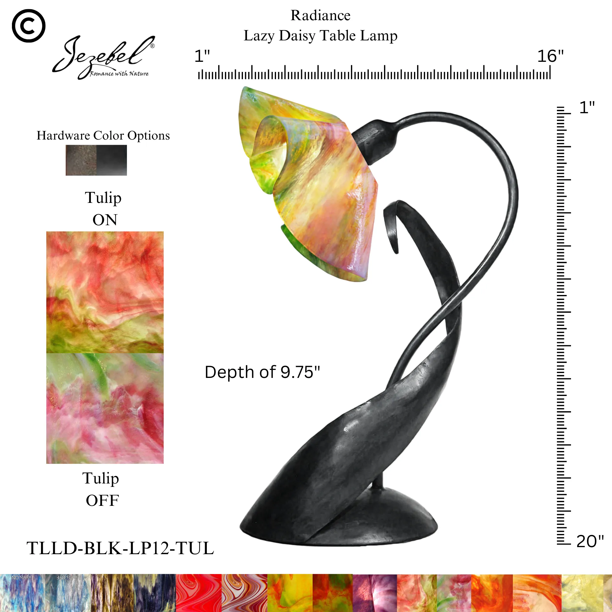 Jezebel® Lily Lazy Daisy Table Lamp