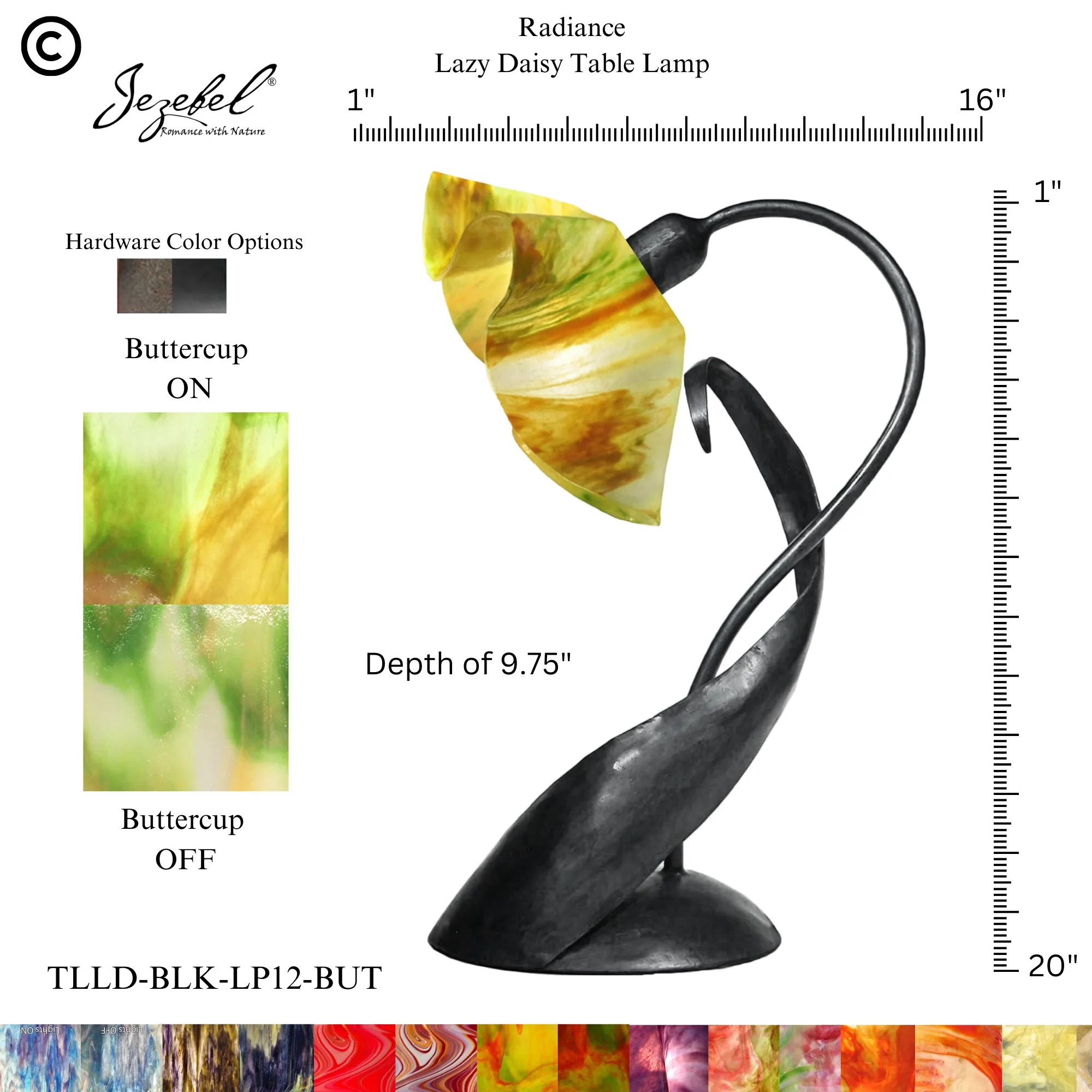 Jezebel® Lily Lazy Daisy Table Lamp