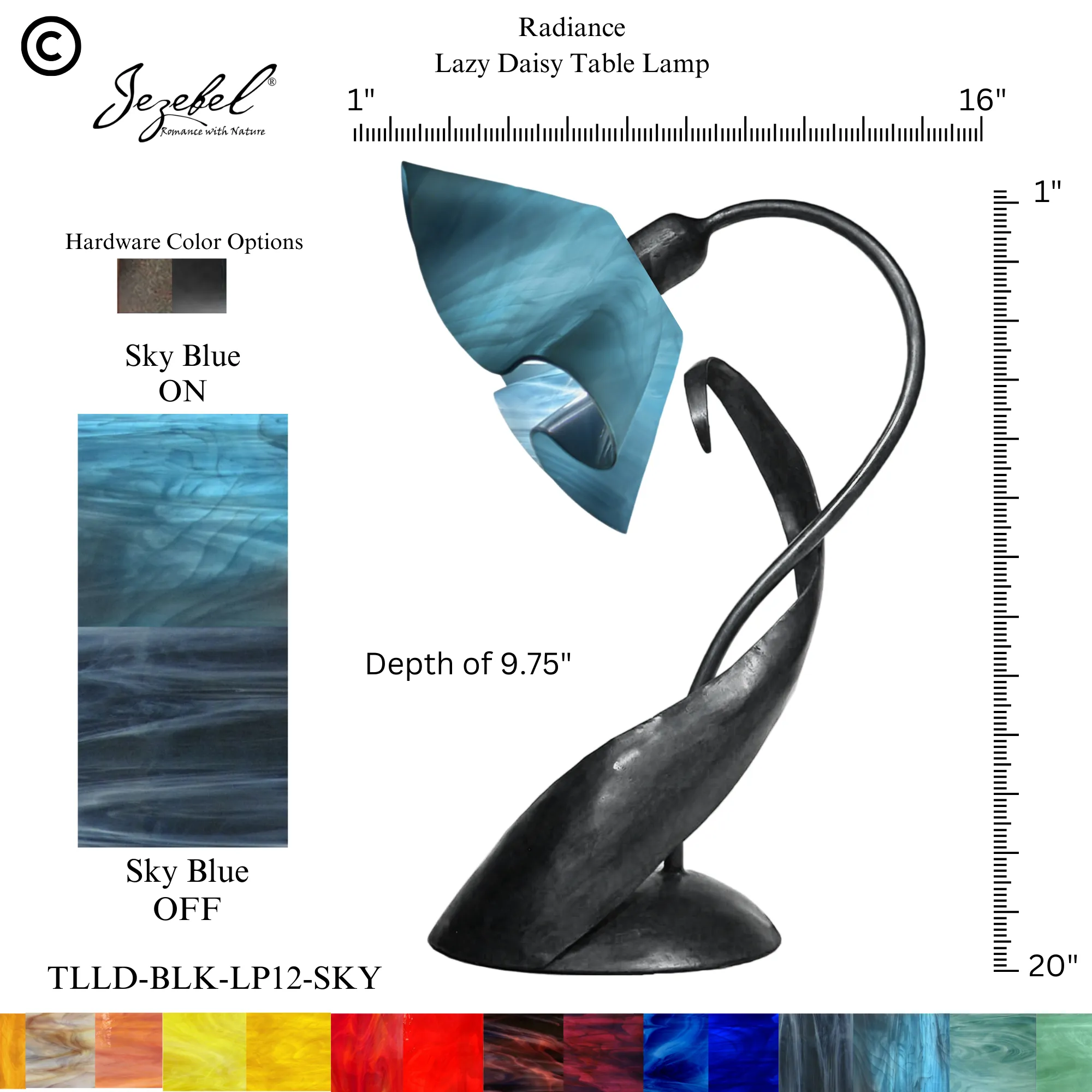 Jezebel® Lily Lazy Daisy Table Lamp
