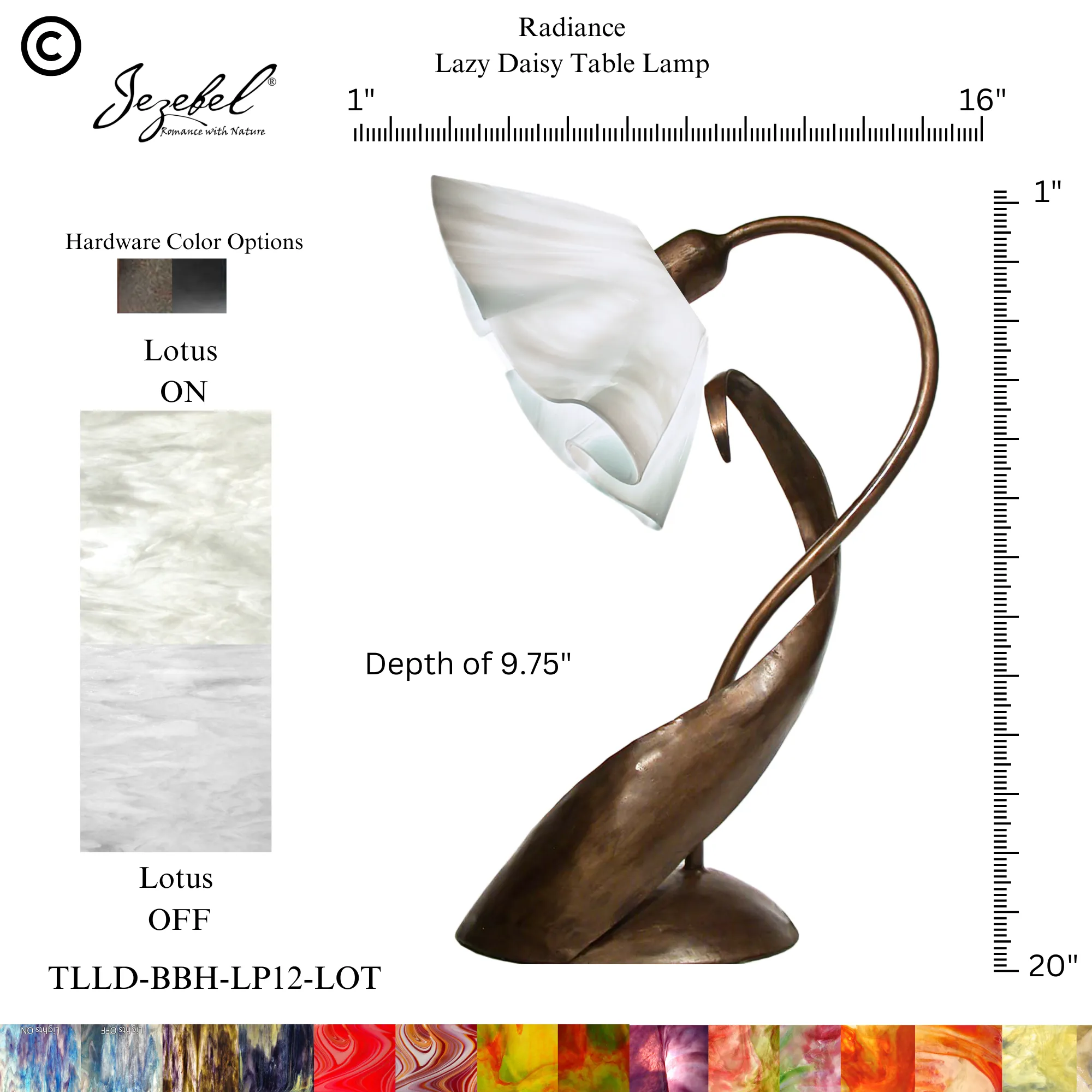 Jezebel® Lily Lazy Daisy Table Lamp