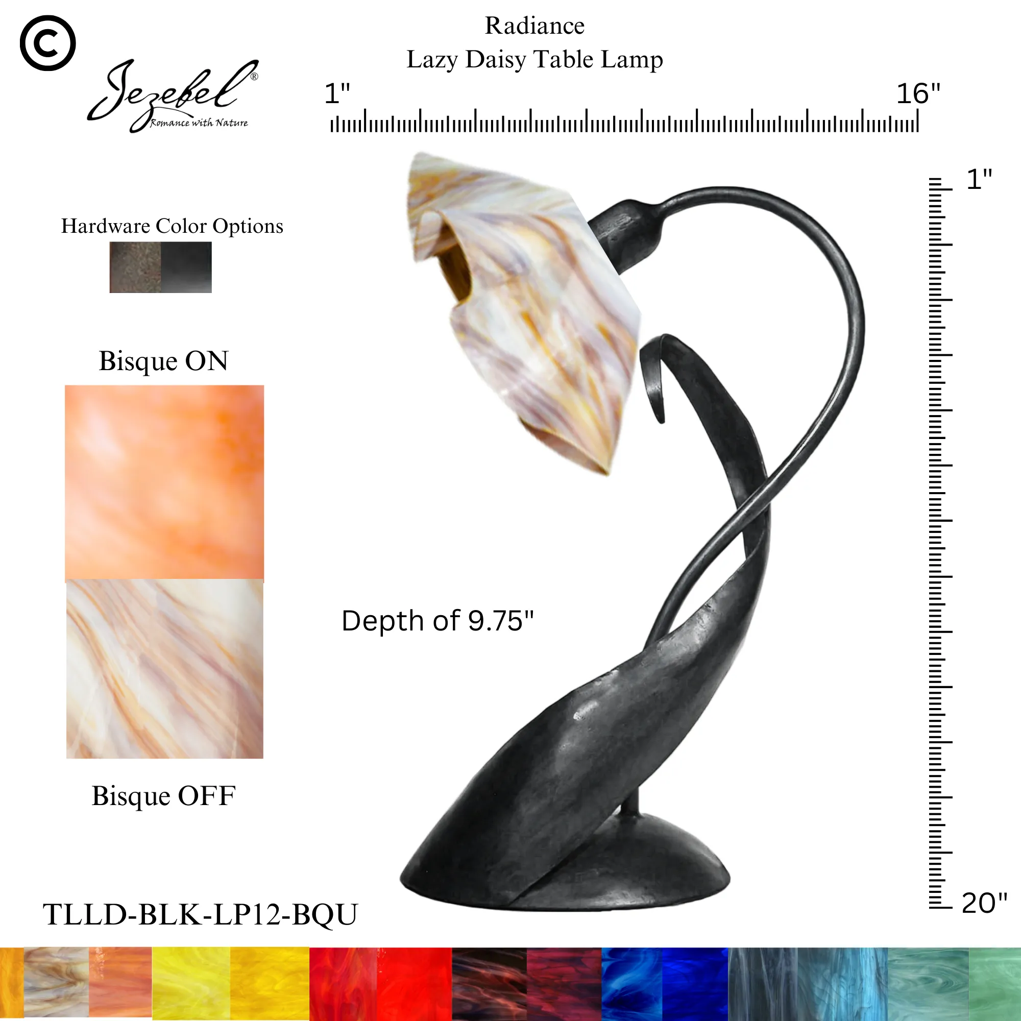 Jezebel® Lily Lazy Daisy Table Lamp