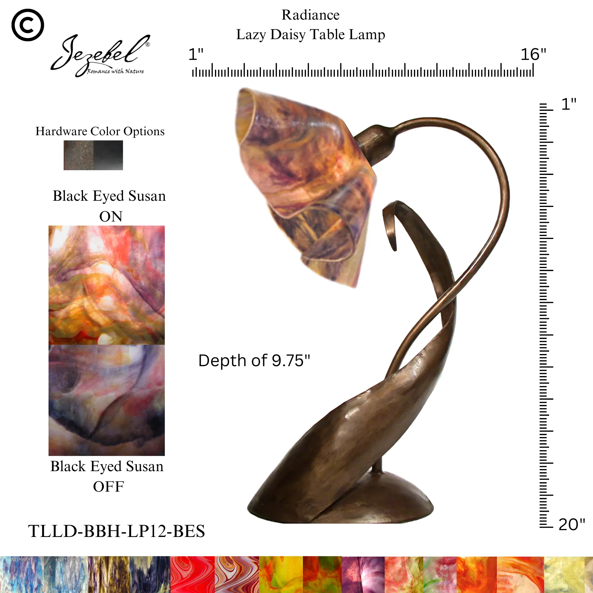 Jezebel® Lily Lazy Daisy Table Lamp
