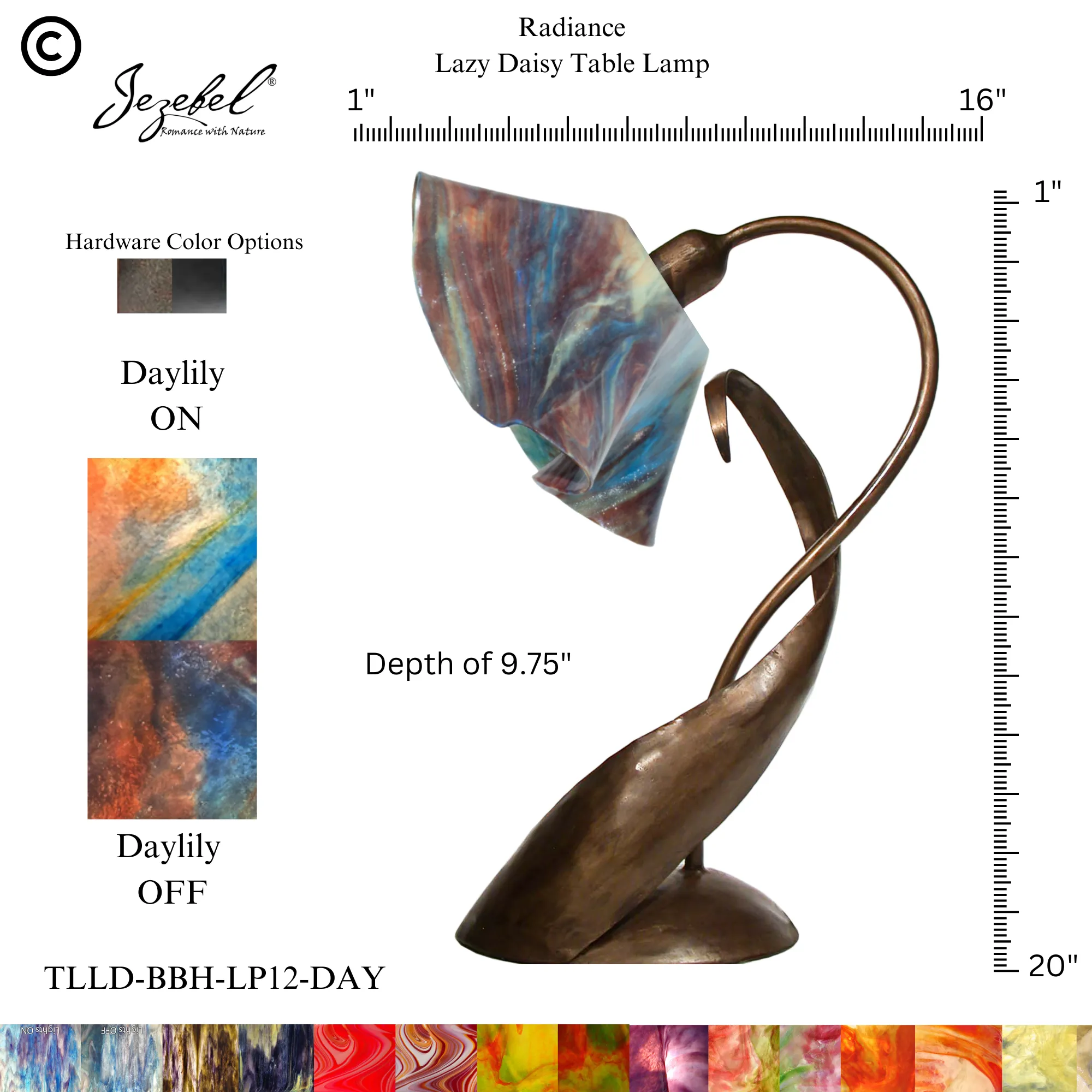 Jezebel® Lily Lazy Daisy Table Lamp