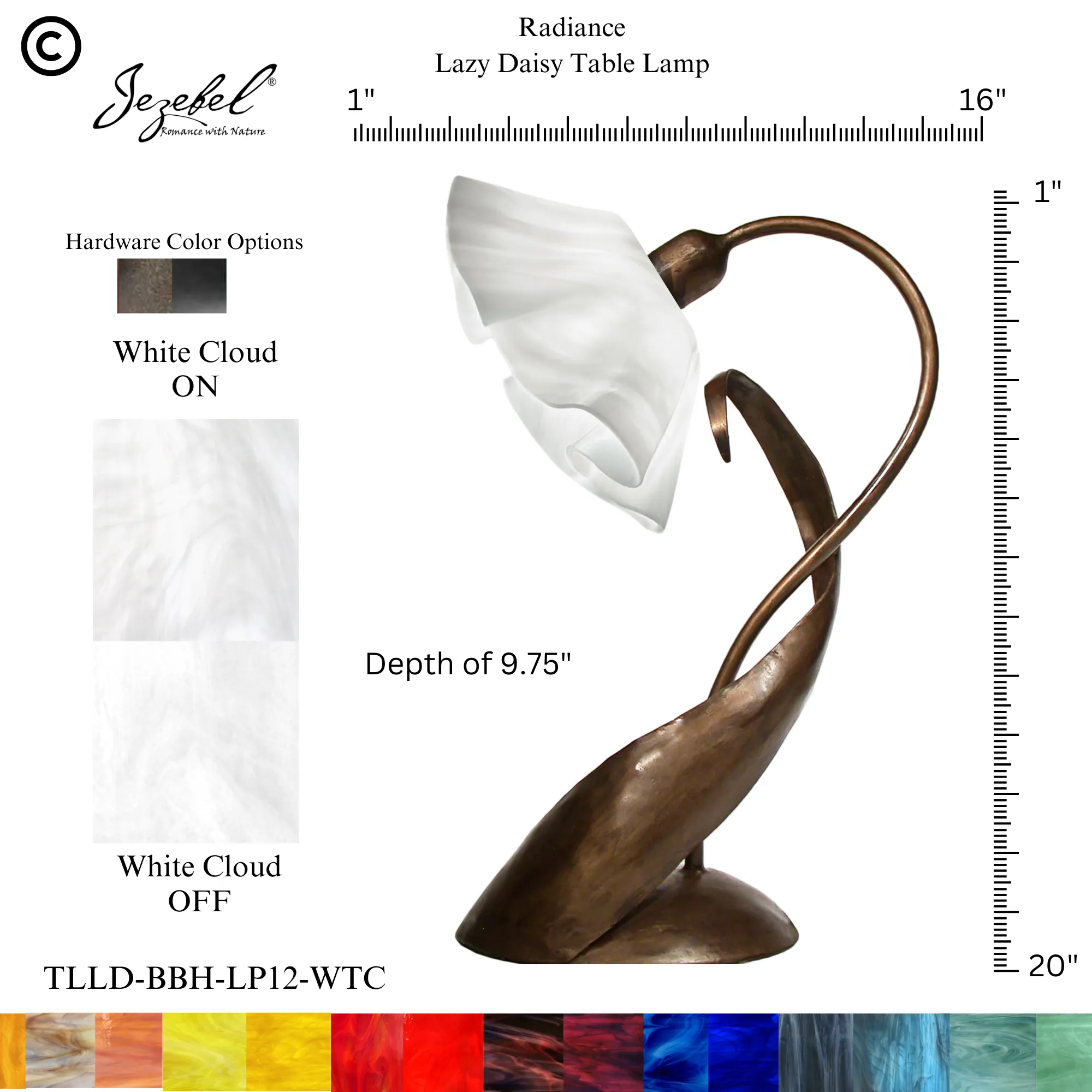 Jezebel® Lily Lazy Daisy Table Lamp