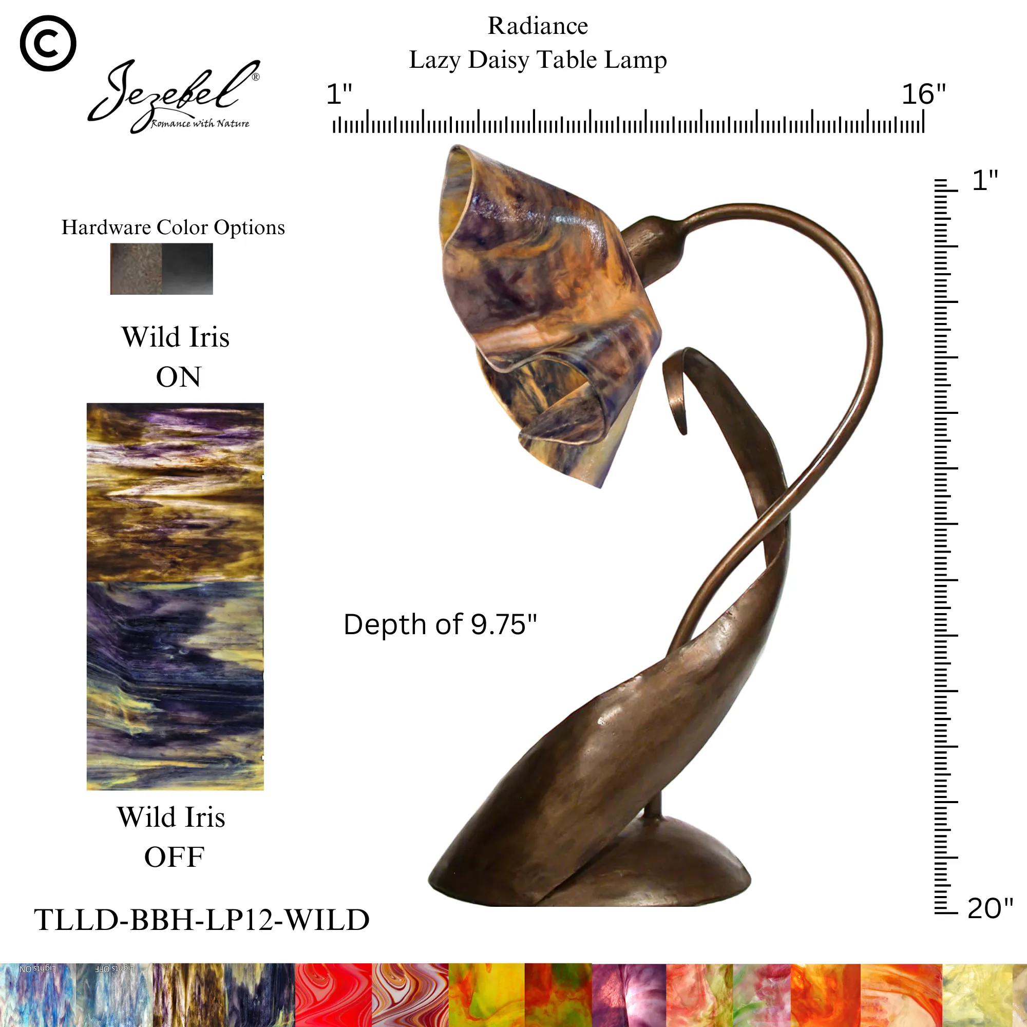 Jezebel® Lily Lazy Daisy Table Lamp
