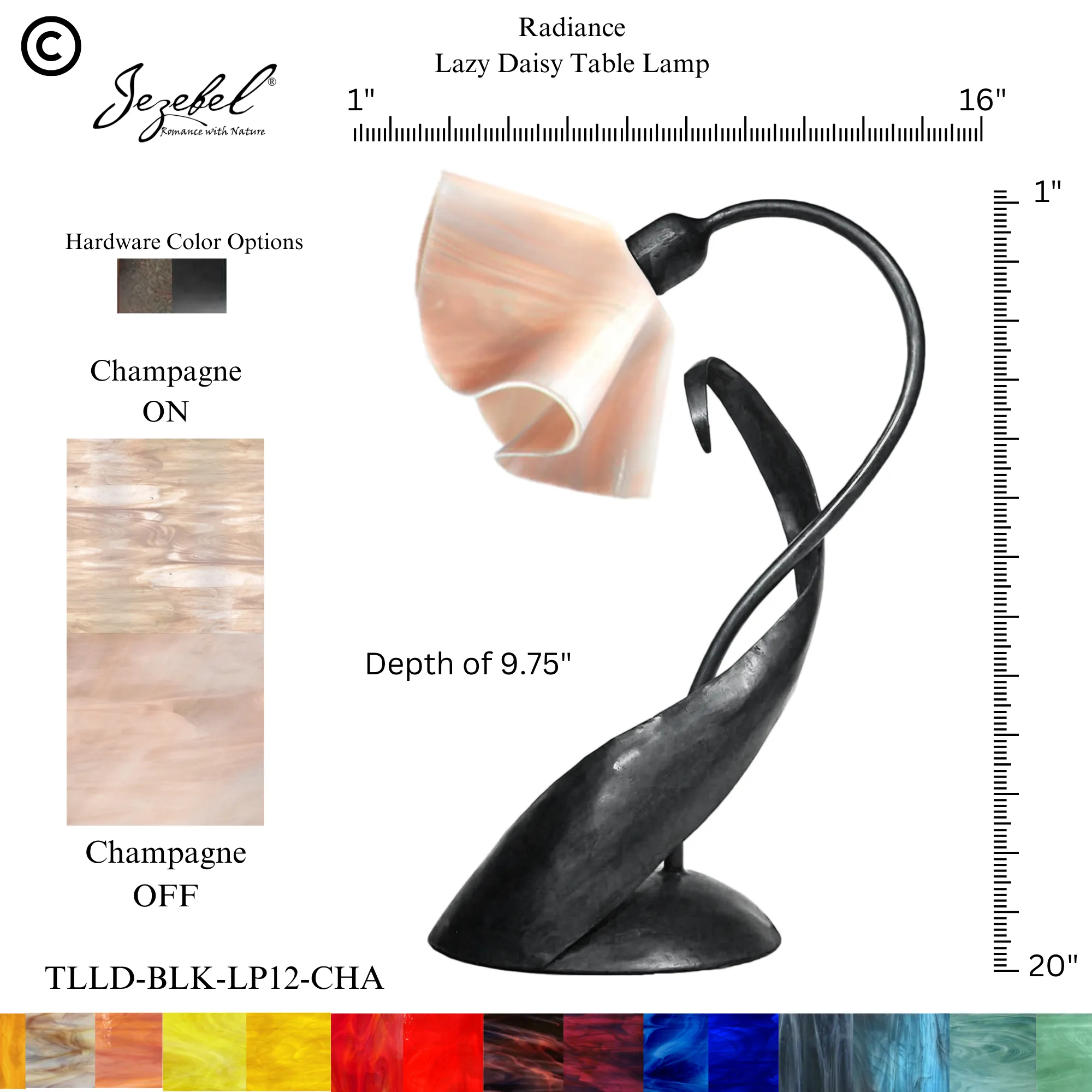 Jezebel® Lily Lazy Daisy Table Lamp