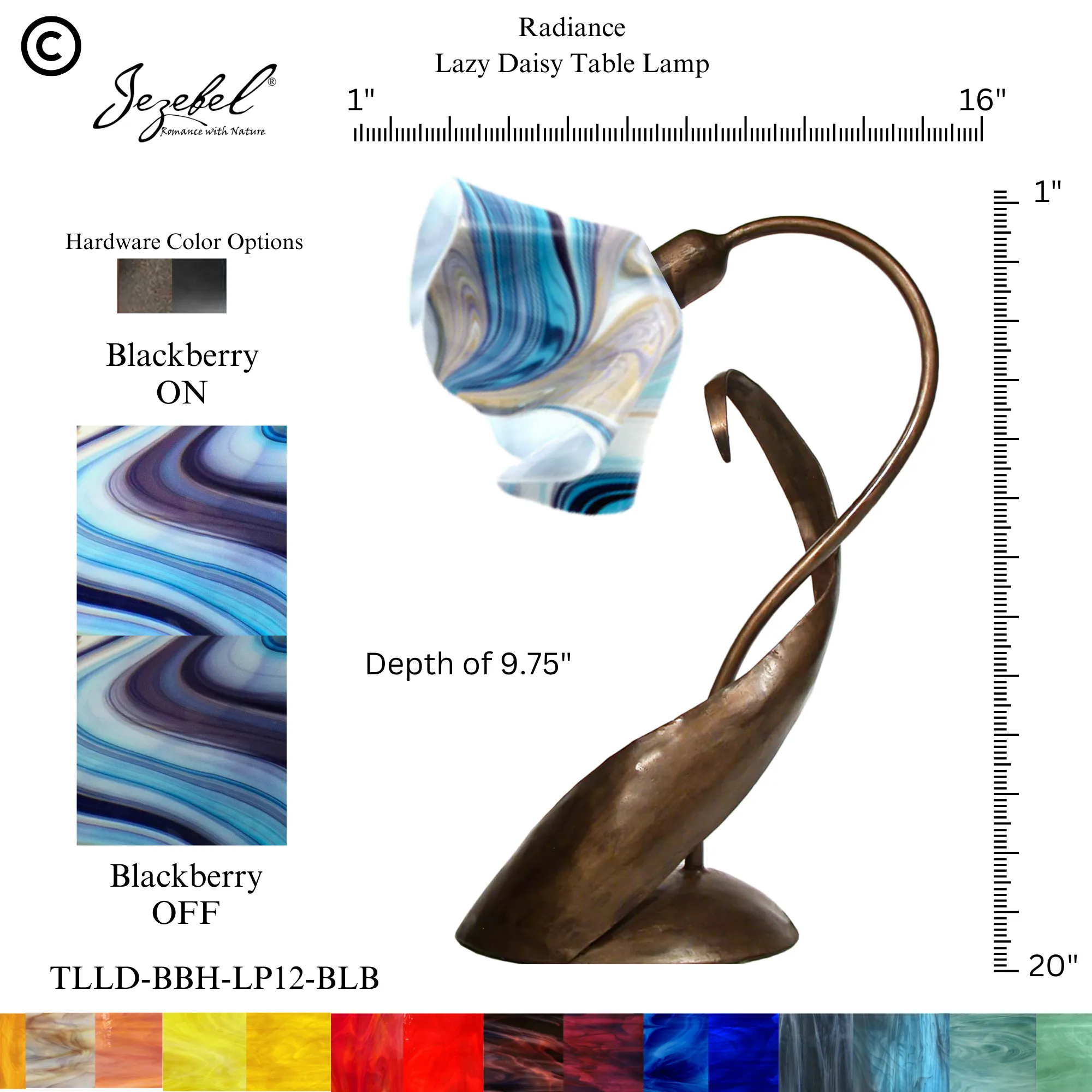 Jezebel® Lily Lazy Daisy Table Lamp