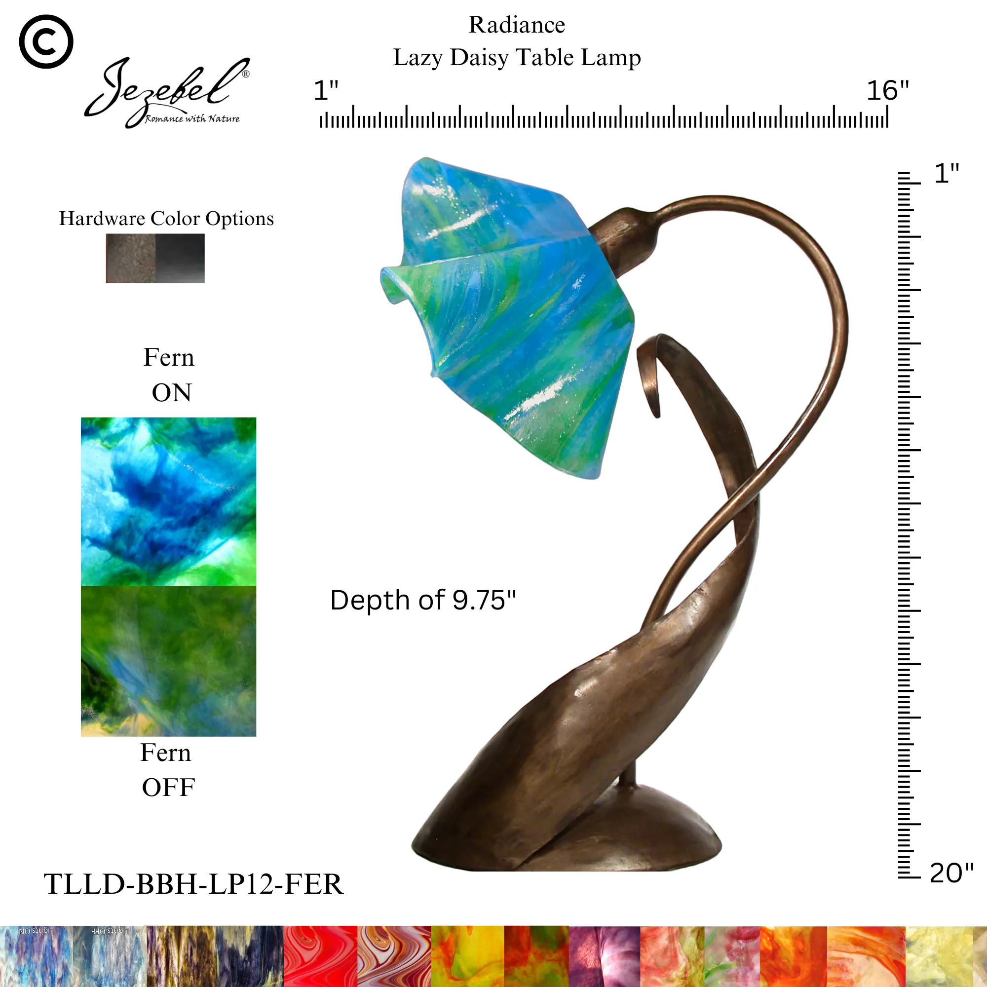 Jezebel® Lily Lazy Daisy Table Lamp