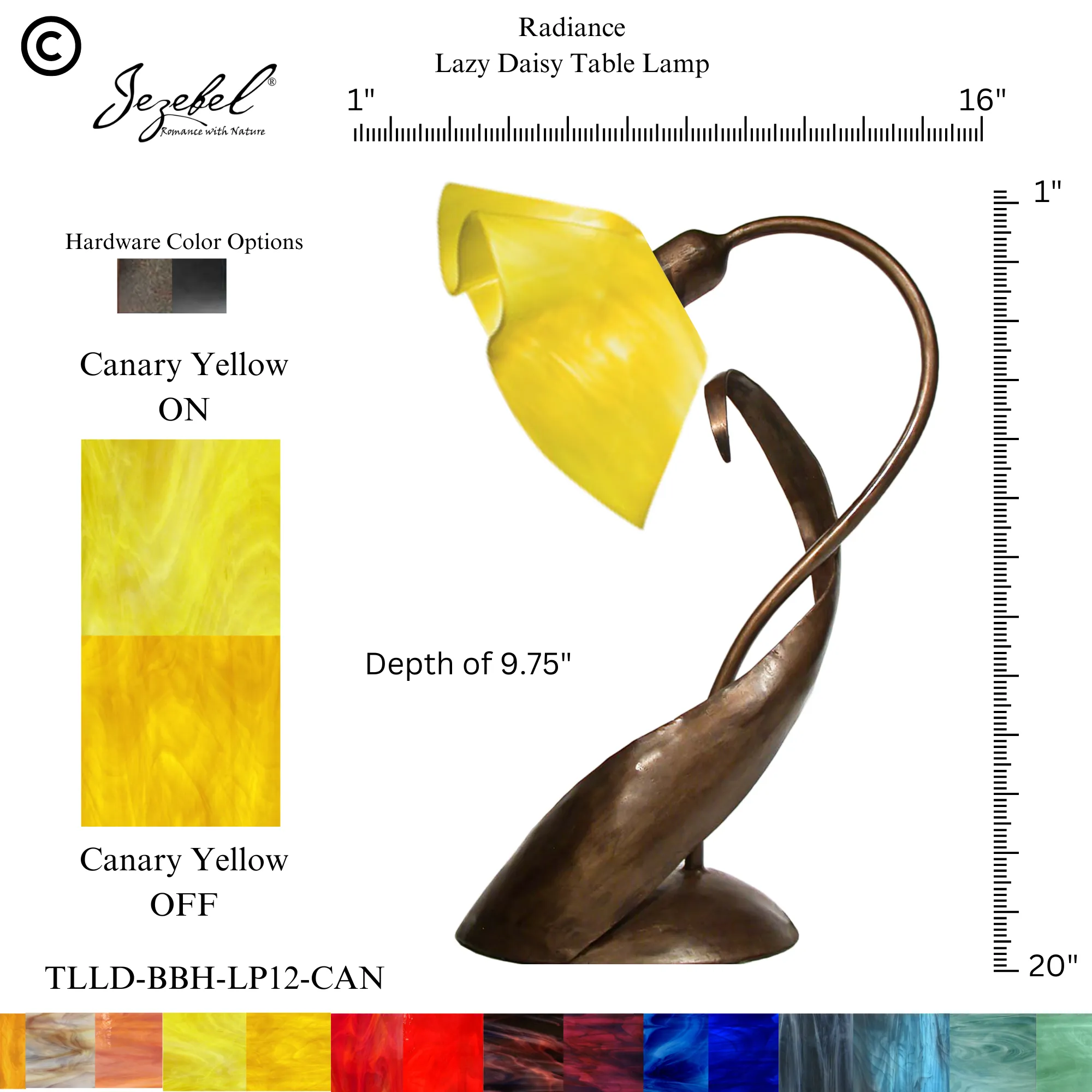 Jezebel® Lily Lazy Daisy Table Lamp
