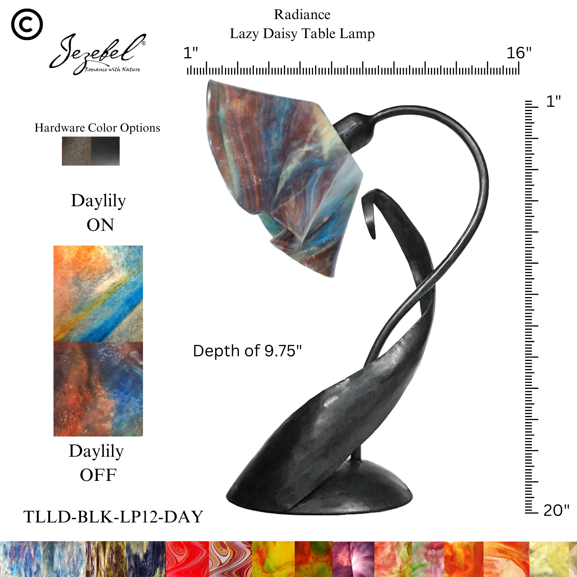 Jezebel® Lily Lazy Daisy Table Lamp