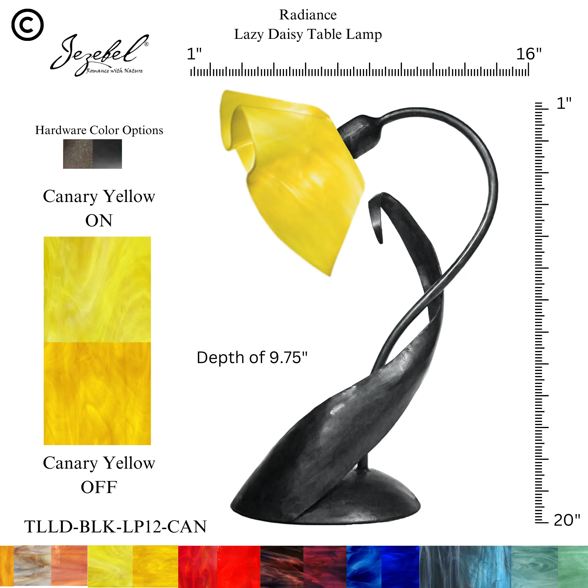 Jezebel® Lily Lazy Daisy Table Lamp