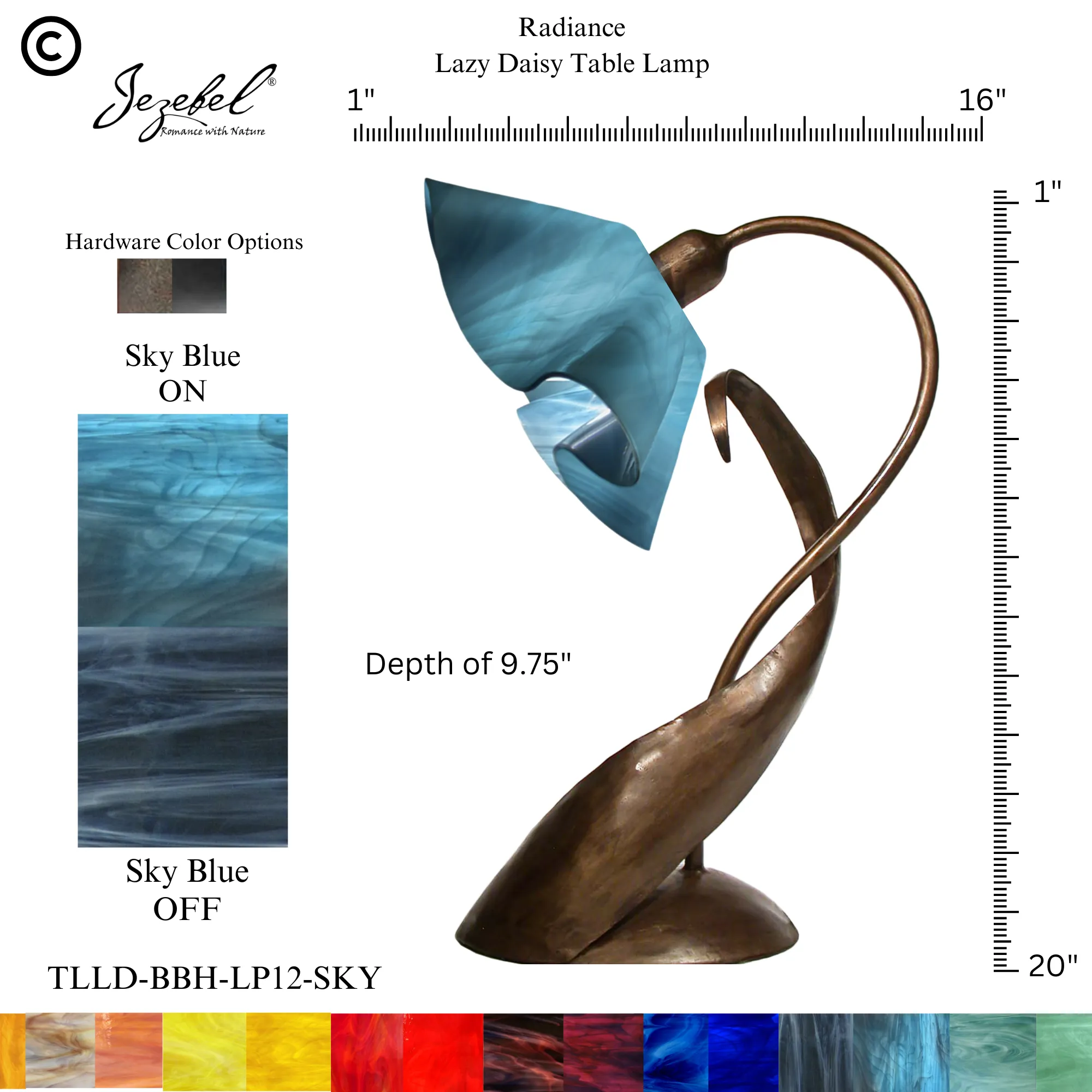 Jezebel® Lily Lazy Daisy Table Lamp