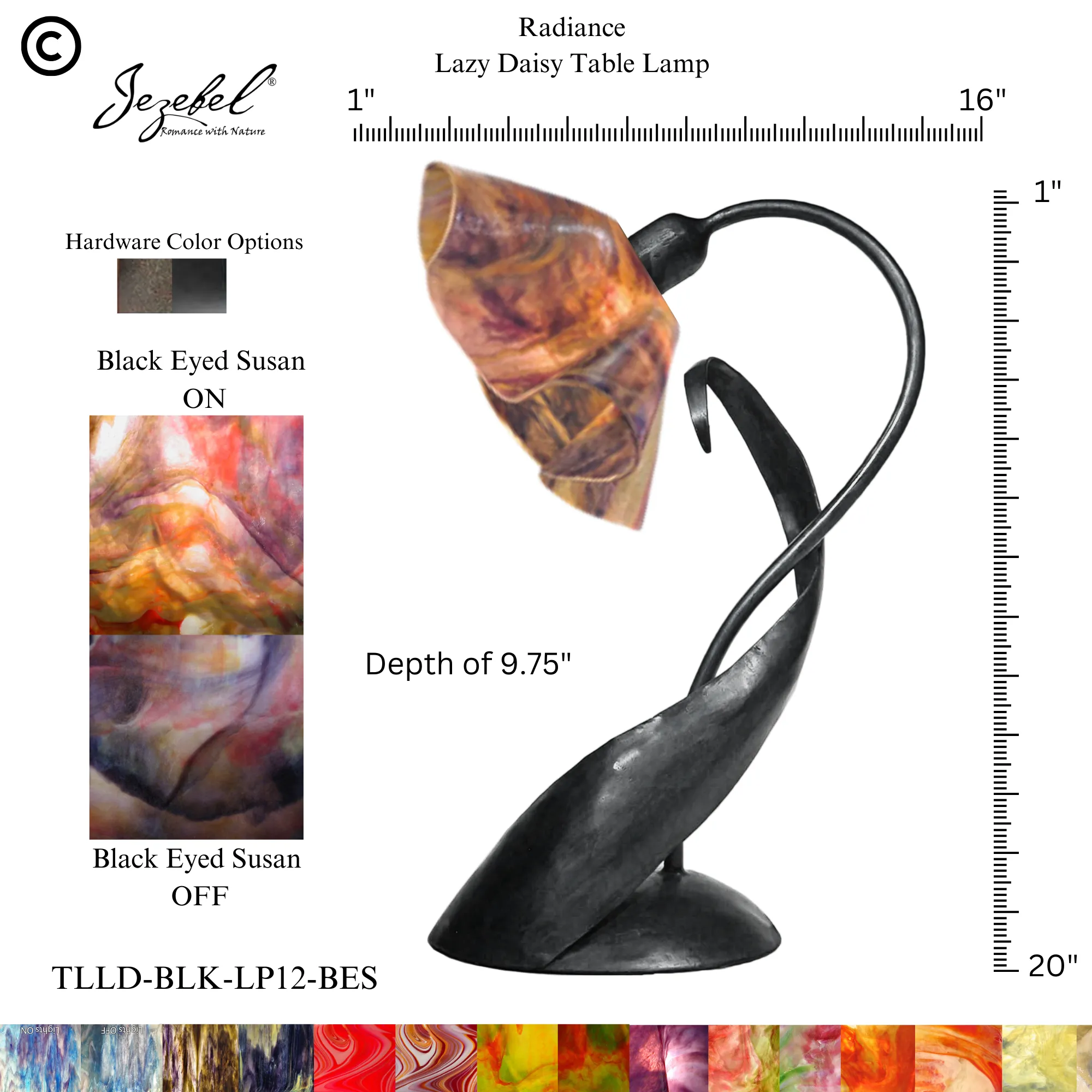 Jezebel® Lily Lazy Daisy Table Lamp
