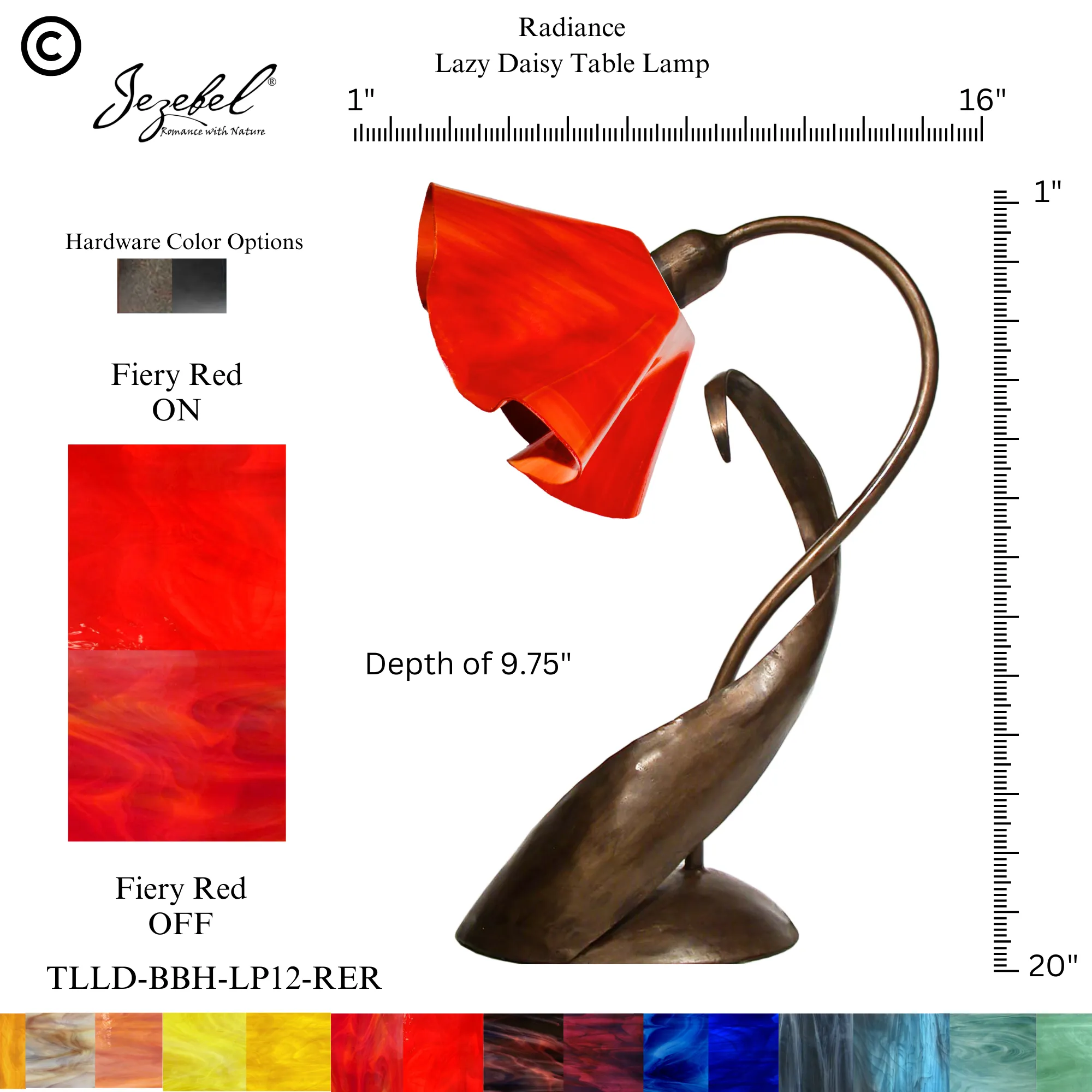 Jezebel® Lily Lazy Daisy Table Lamp
