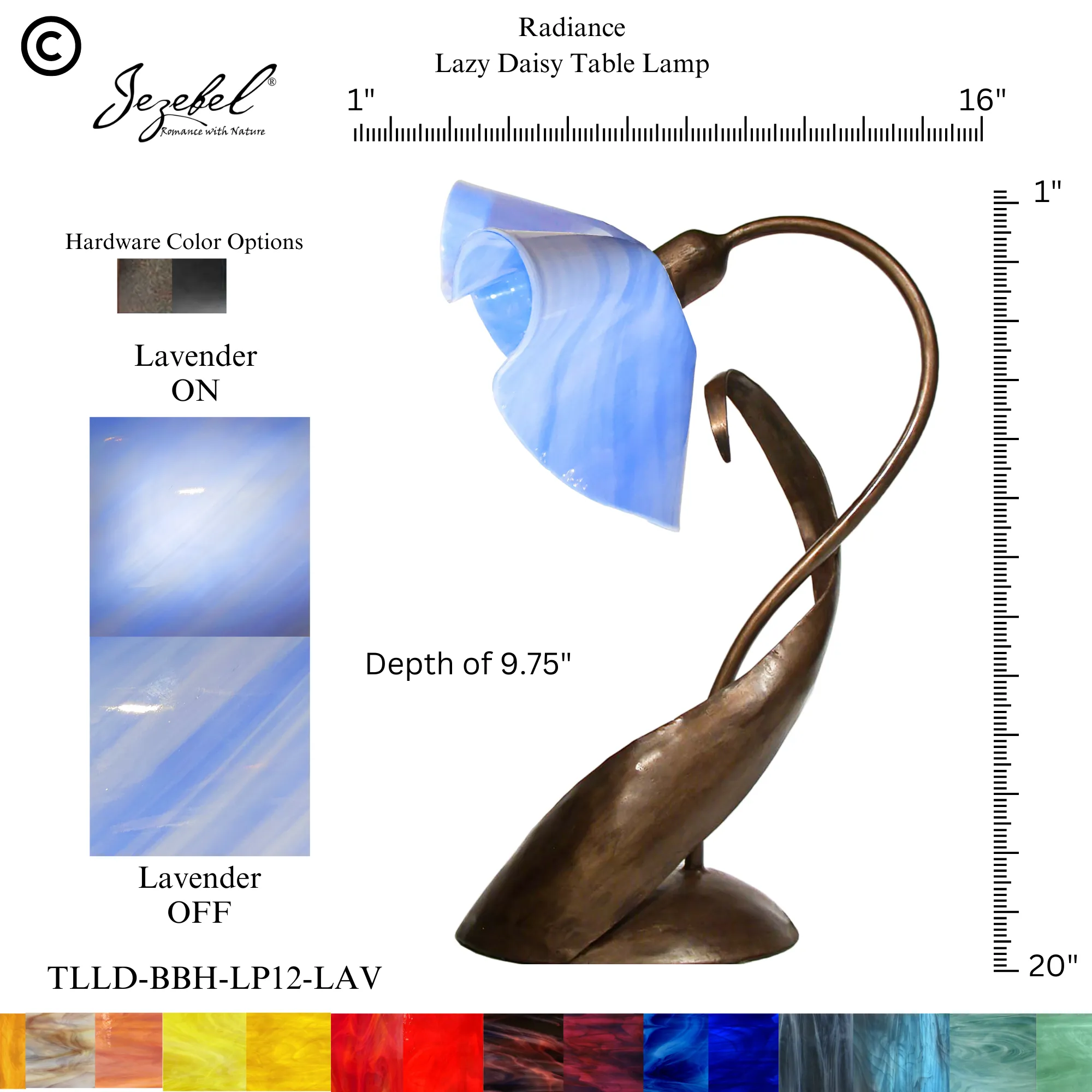 Jezebel® Lily Lazy Daisy Table Lamp