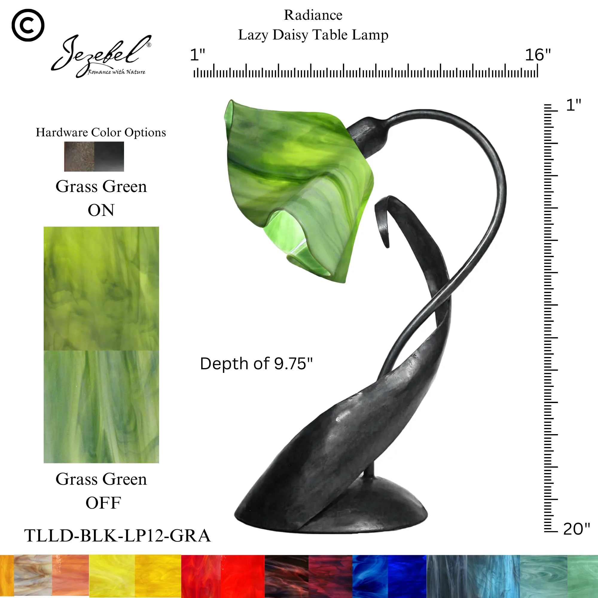 Jezebel® Lily Lazy Daisy Table Lamp