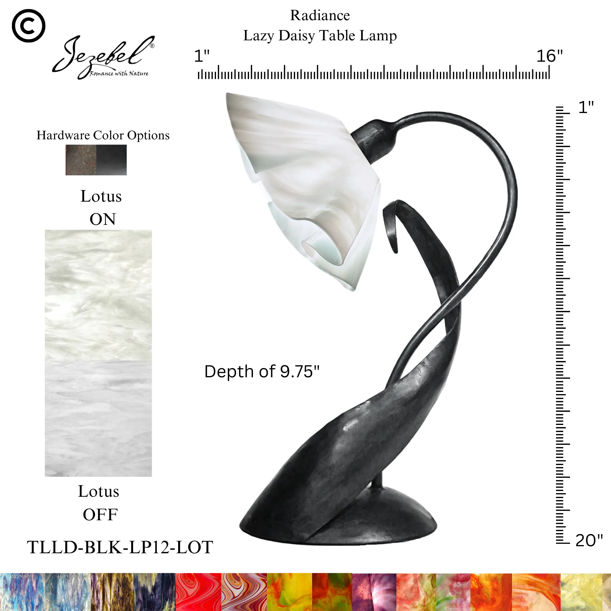 Jezebel® Lily Lazy Daisy Table Lamp