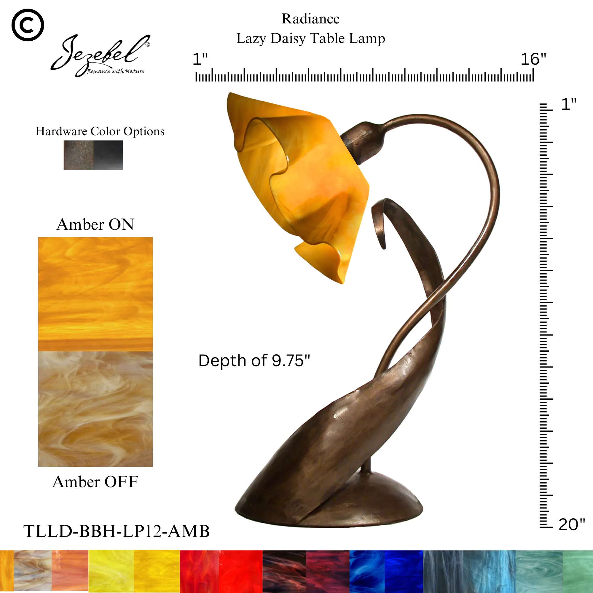Jezebel® Lily Lazy Daisy Table Lamp