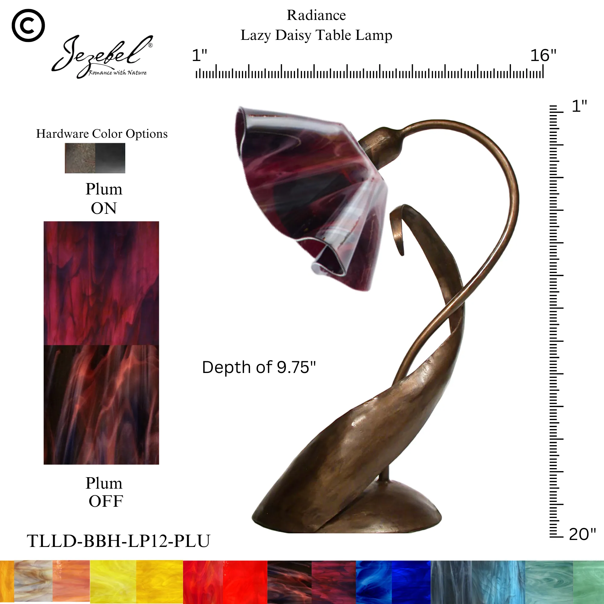 Jezebel® Lily Lazy Daisy Table Lamp