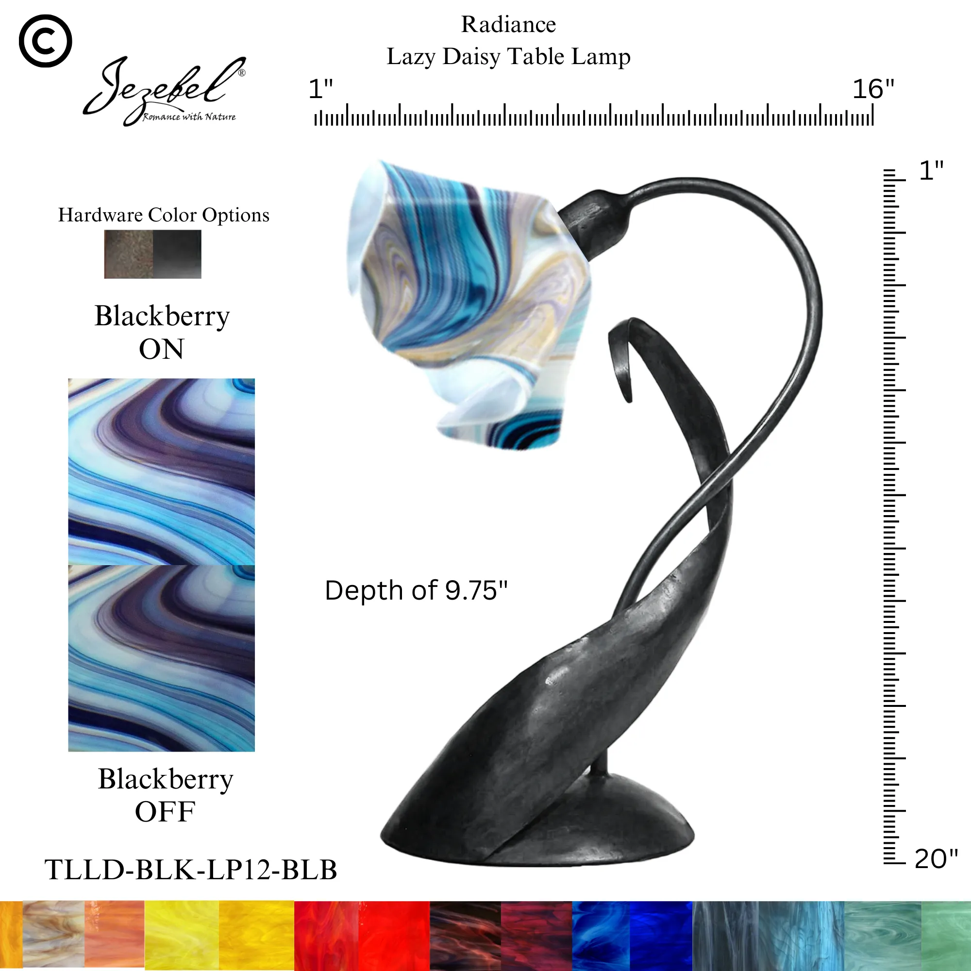 Jezebel® Lily Lazy Daisy Table Lamp