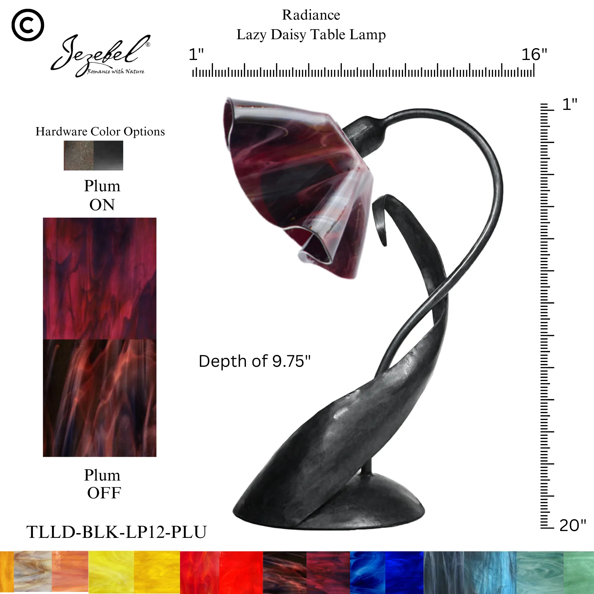 Jezebel® Lily Lazy Daisy Table Lamp