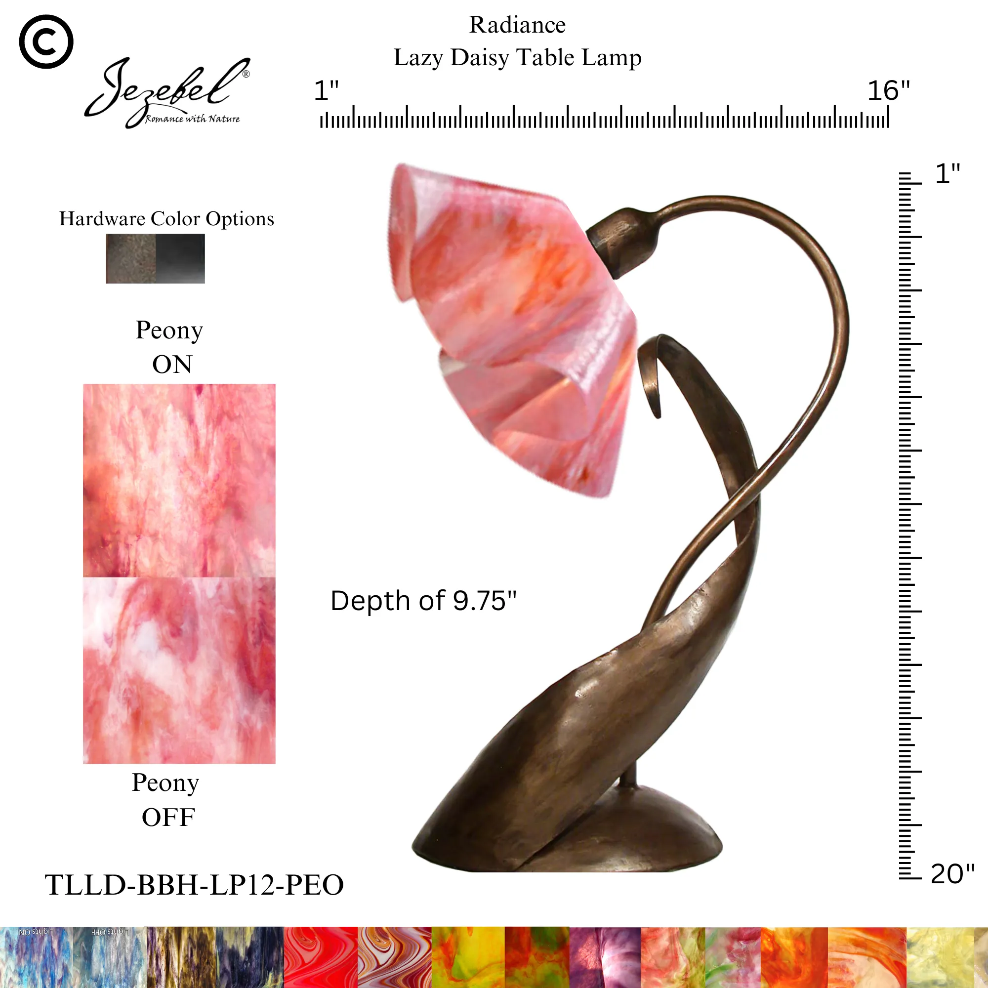 Jezebel® Lily Lazy Daisy Table Lamp