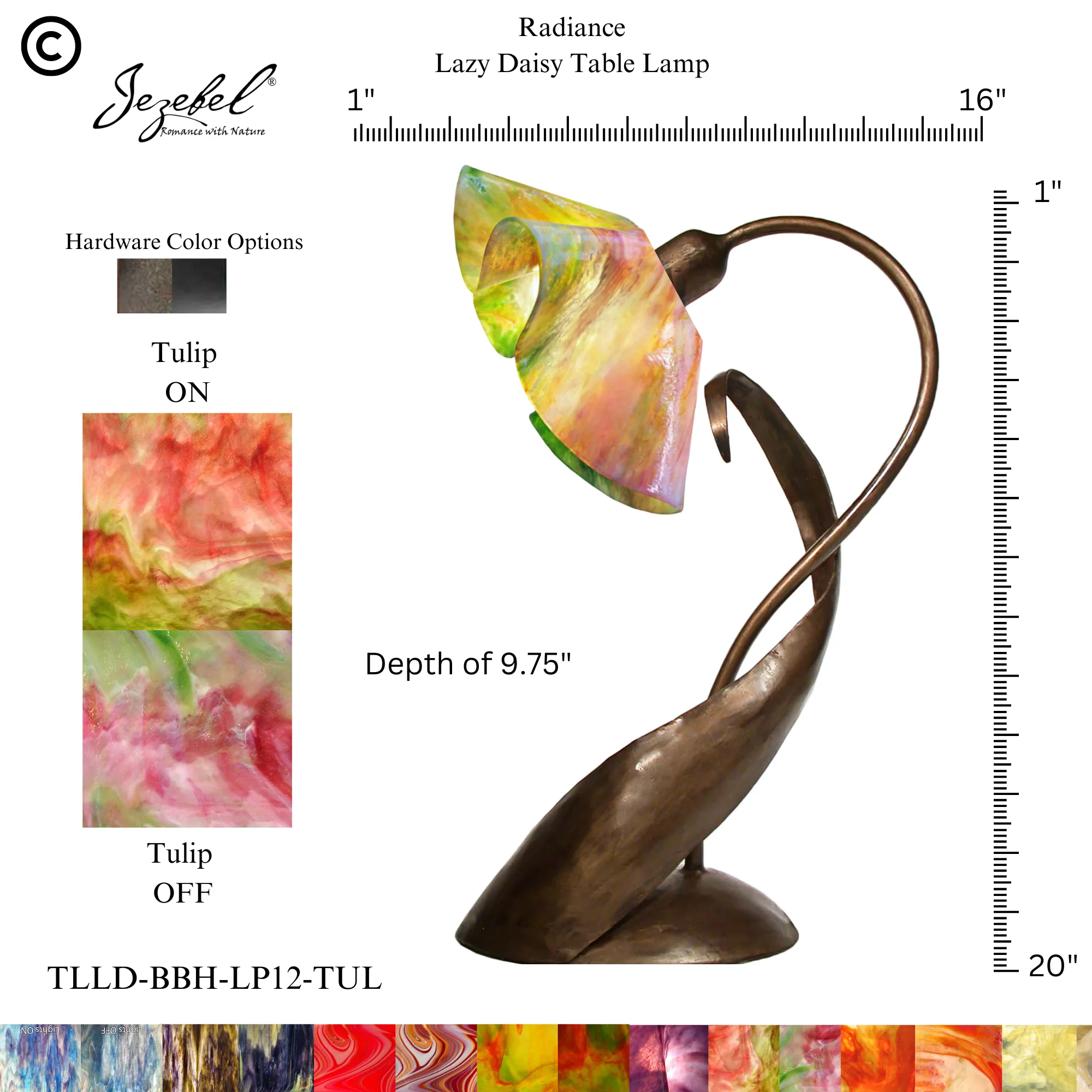 Jezebel® Lily Lazy Daisy Table Lamp