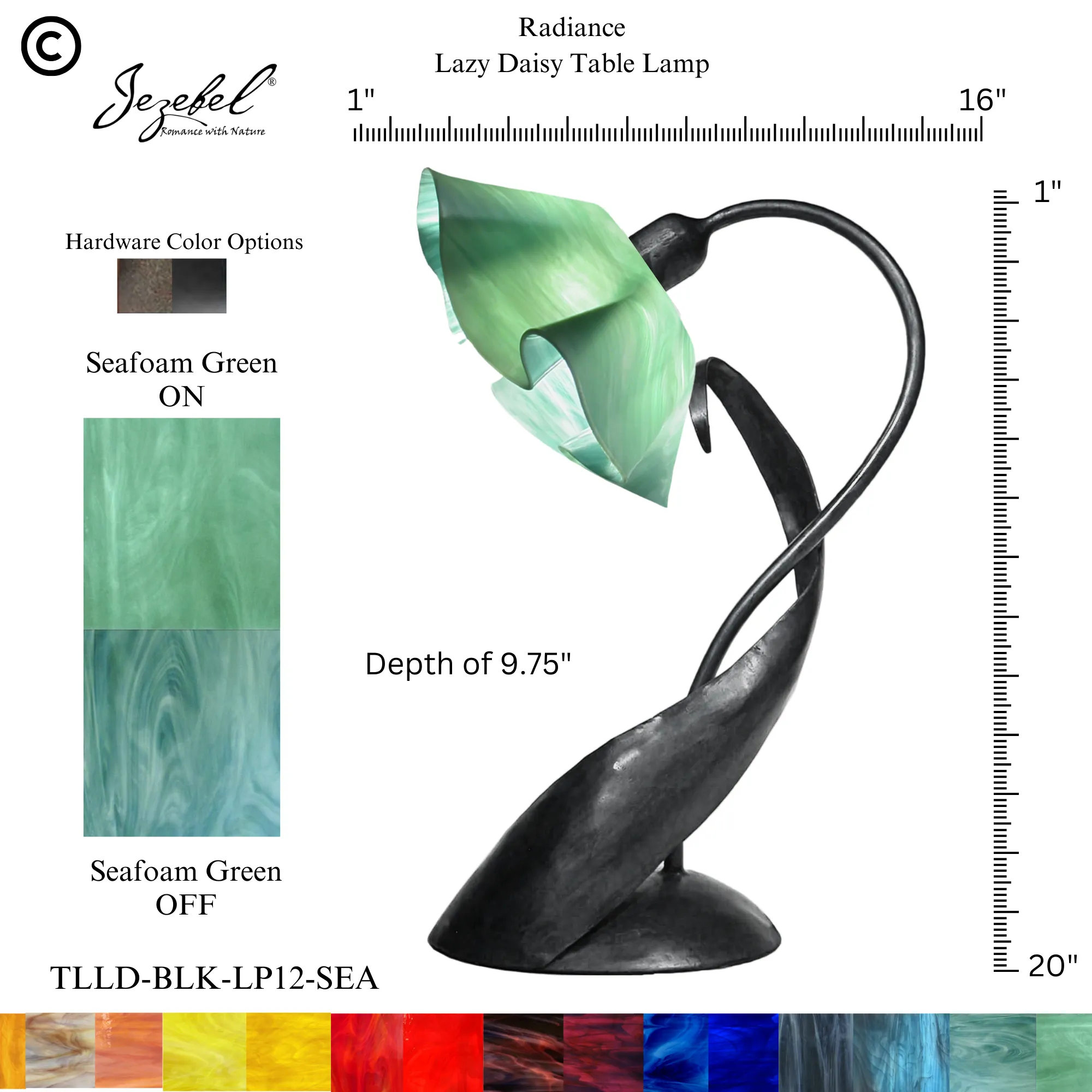 Jezebel® Lily Lazy Daisy Table Lamp