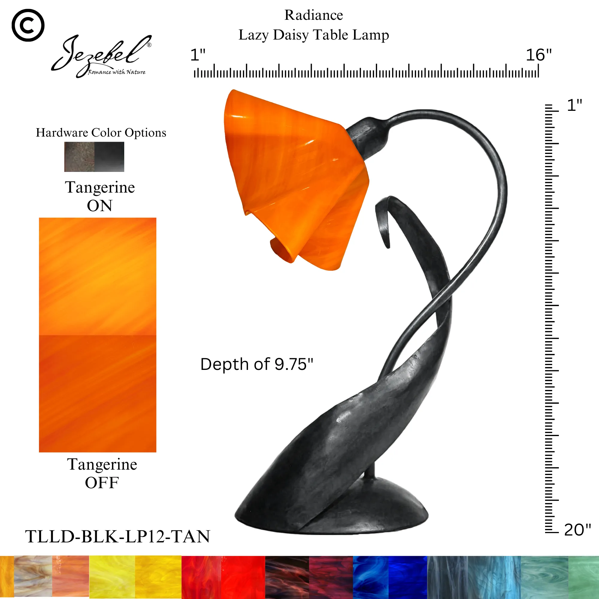 Jezebel® Lily Lazy Daisy Table Lamp