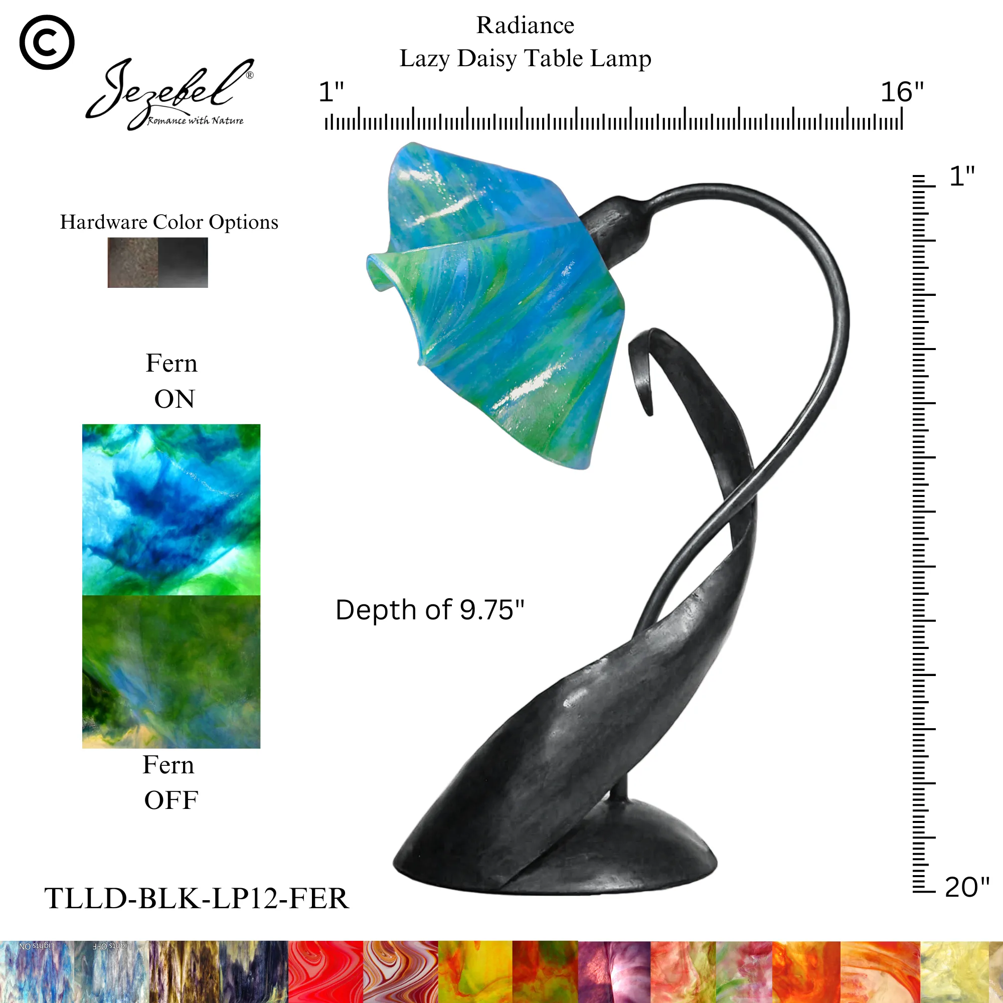 Jezebel® Lily Lazy Daisy Table Lamp