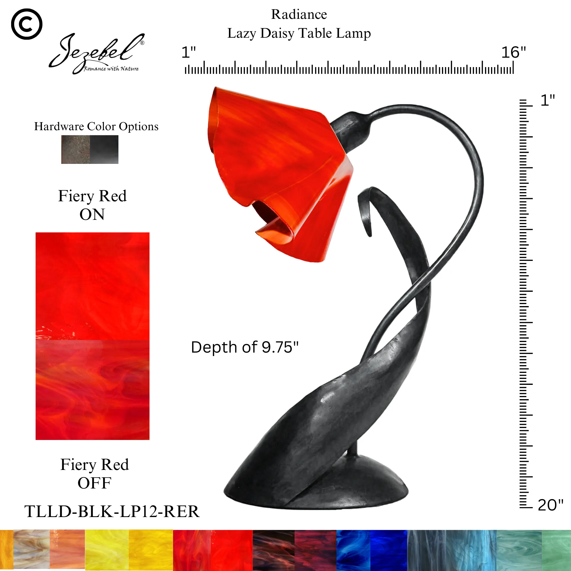 Jezebel® Lily Lazy Daisy Table Lamp
