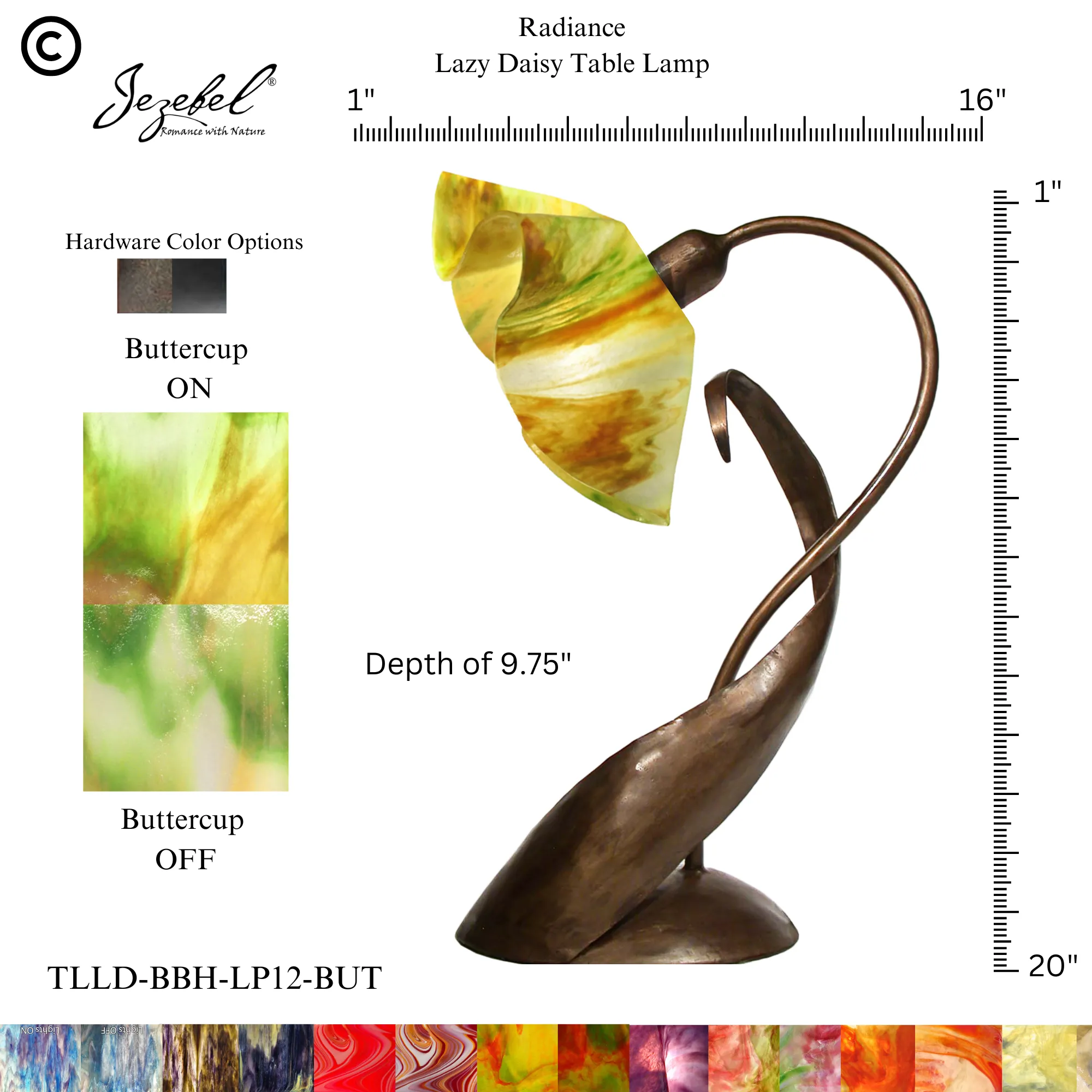 Jezebel® Lily Lazy Daisy Table Lamp