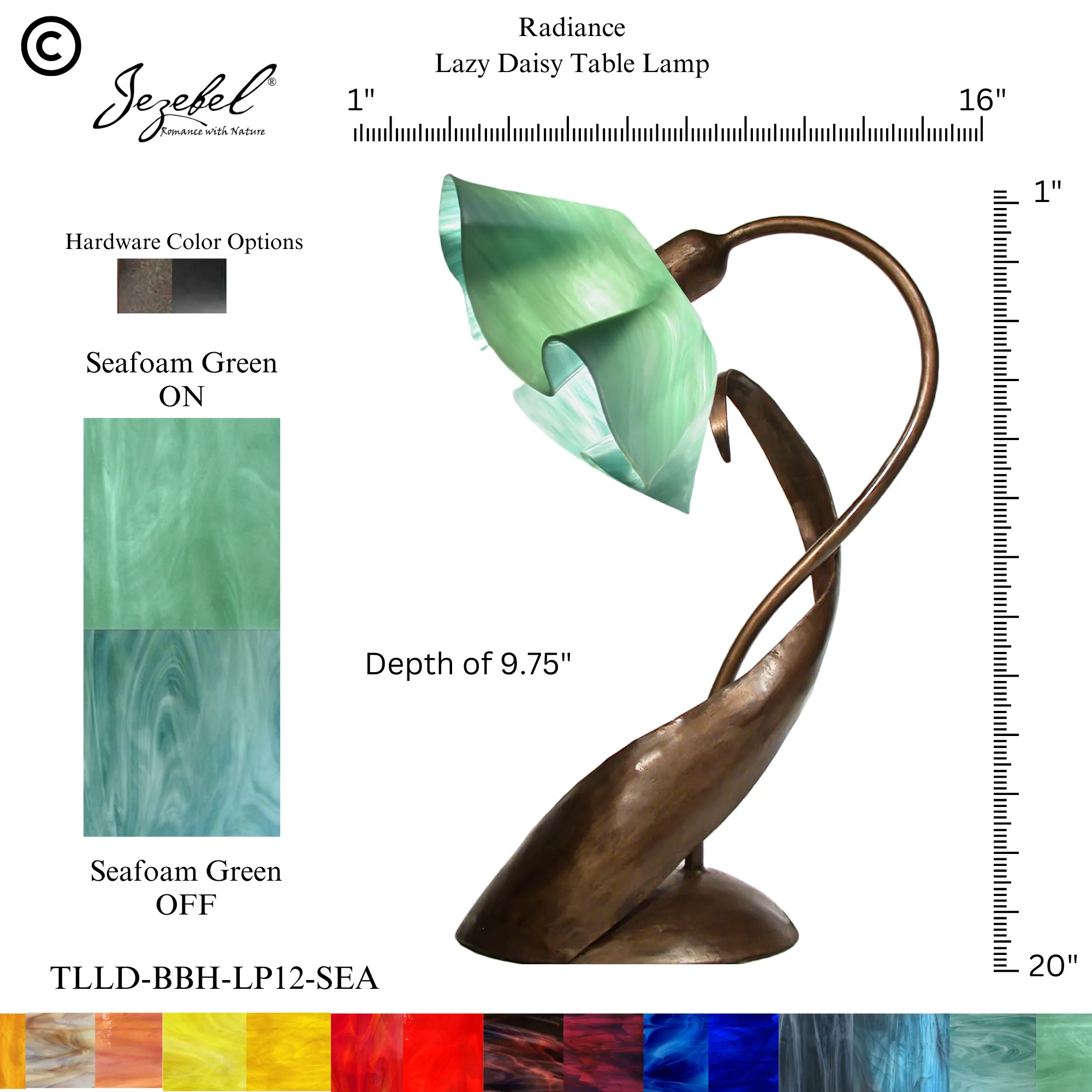 Jezebel® Lily Lazy Daisy Table Lamp
