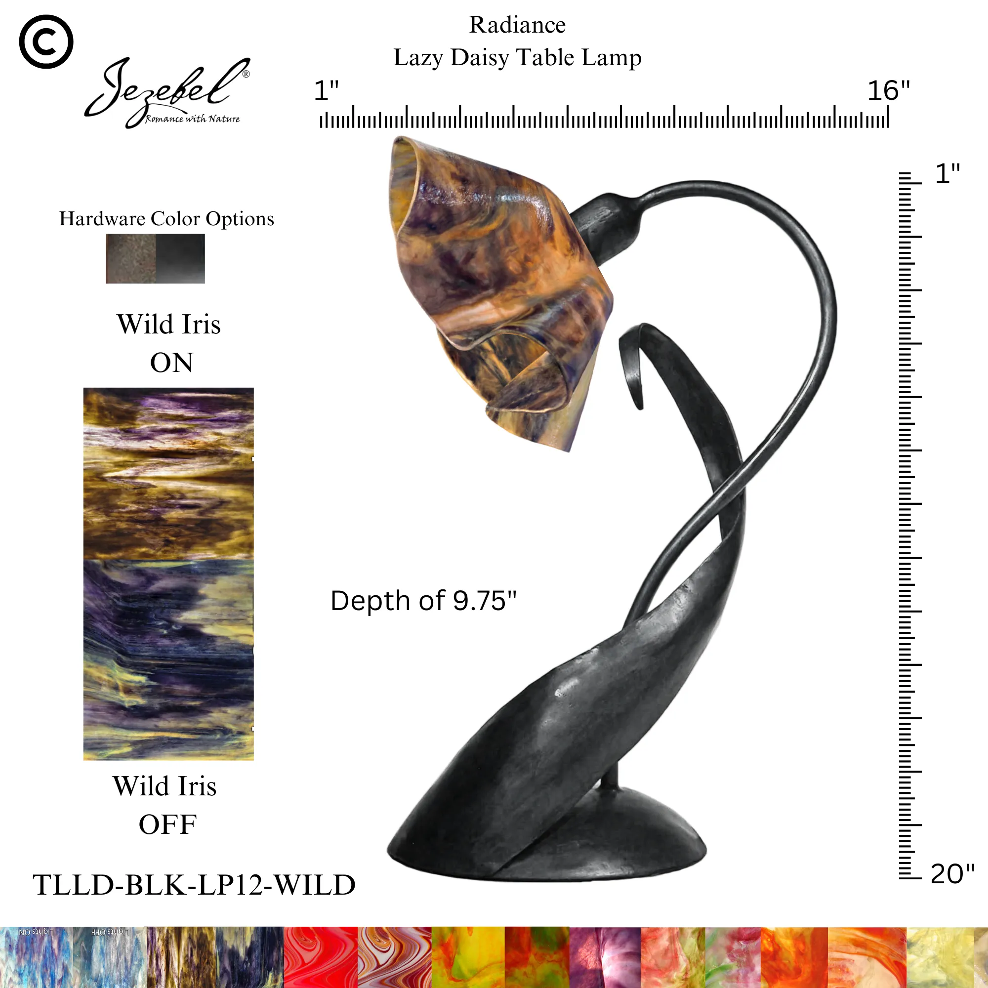 Jezebel® Lily Lazy Daisy Table Lamp