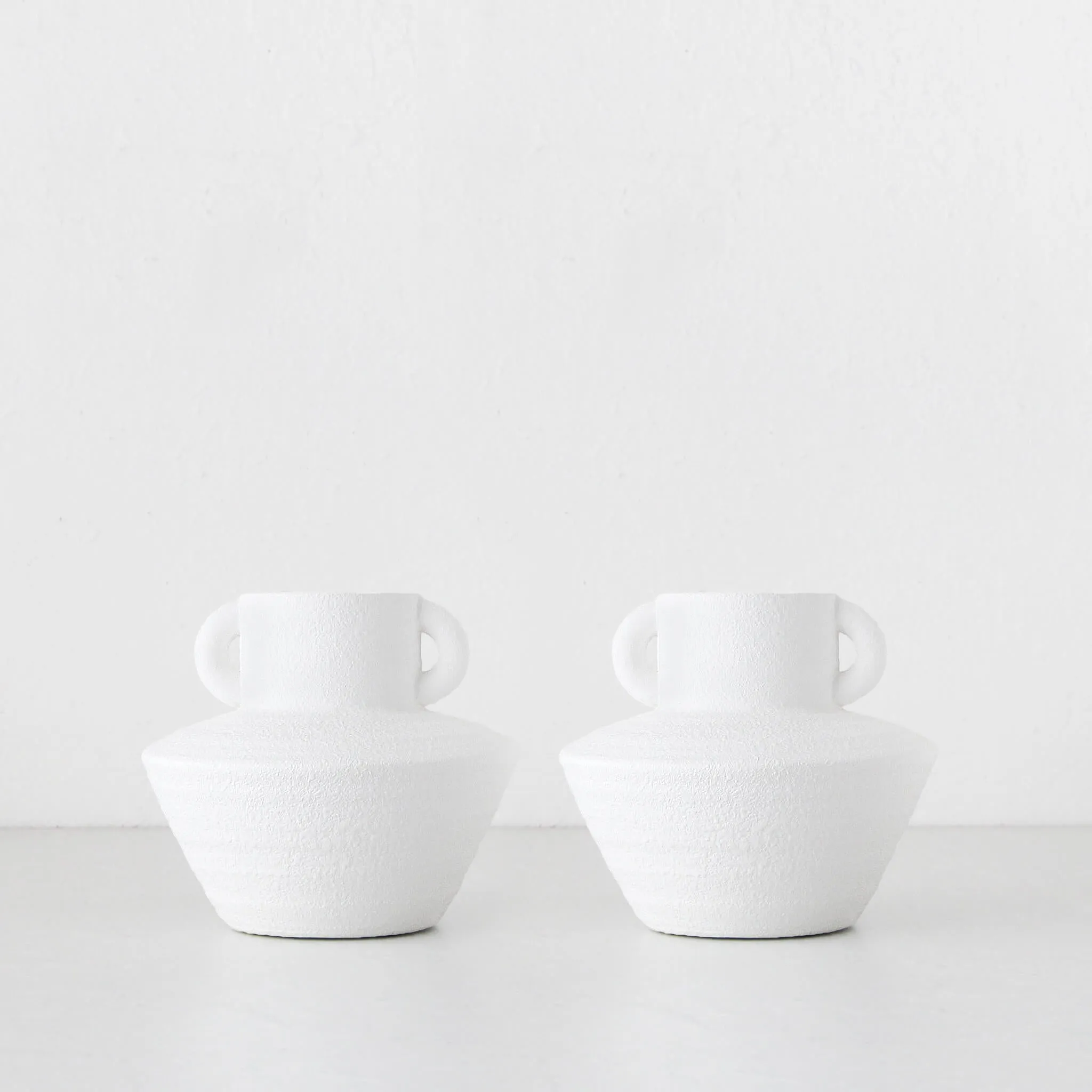LAILA POT BUNDLE X2  |  WHITE TERRACOTTA  |  SMALL