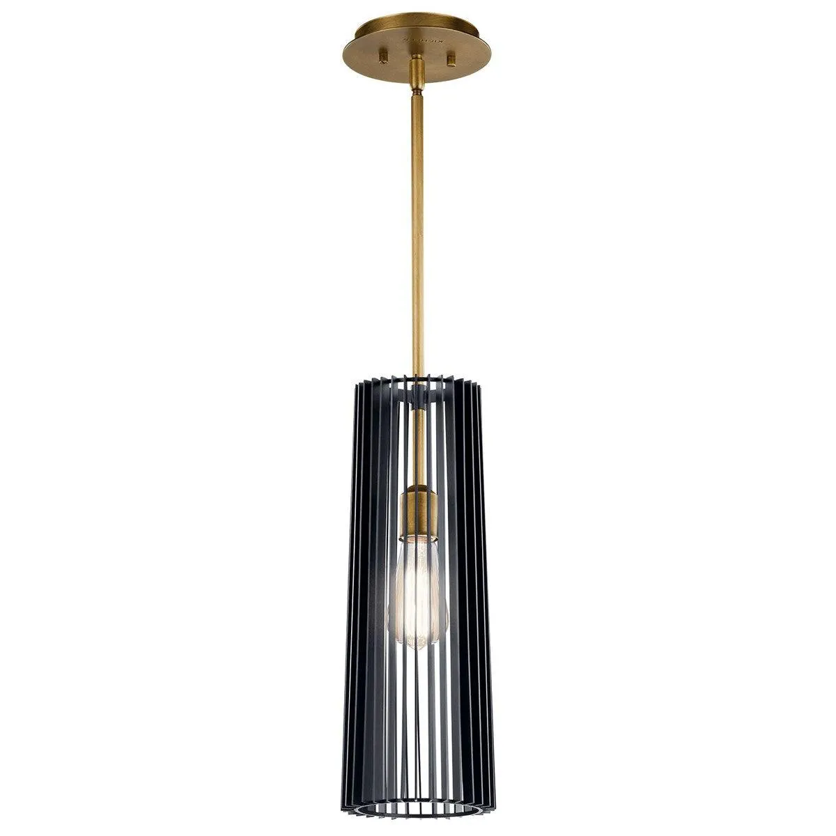 Linara 6 in. Pendant Light Black Finish