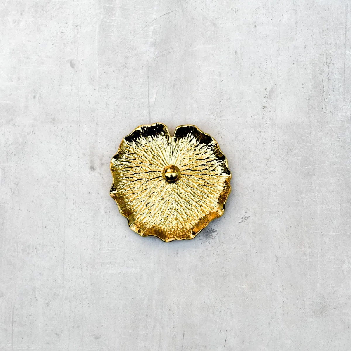 Lotus Leaf Ceramic Wall Sculptures - Set of 4