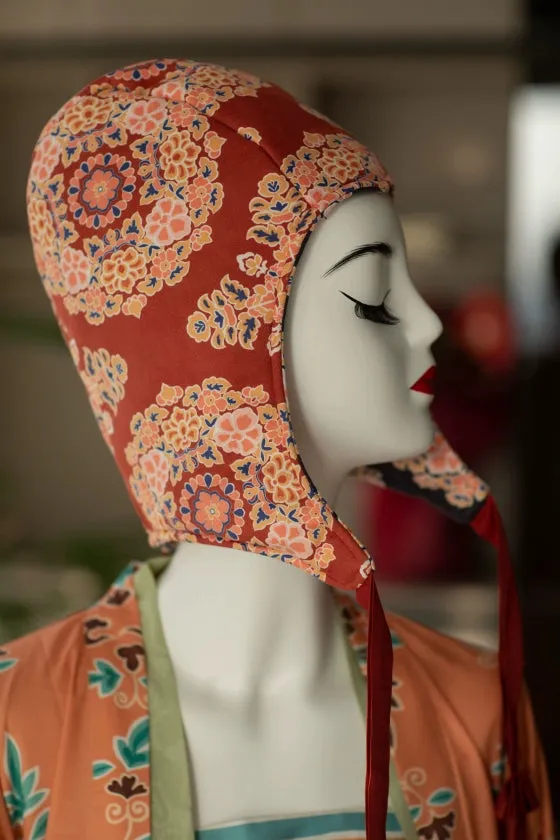 Ma Qiu 马球 Polo Tang Dynasty Unisex Reversible Quilted Rider's Bonnet
