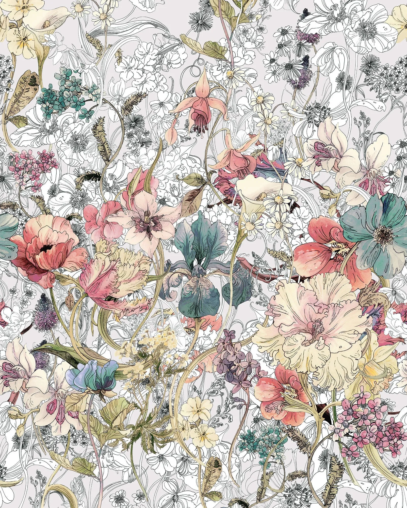 Magic Meadow Mural Wallpaper