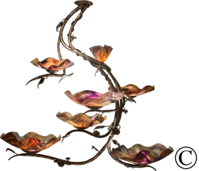 Magnolia Seven Blossom Chandelier