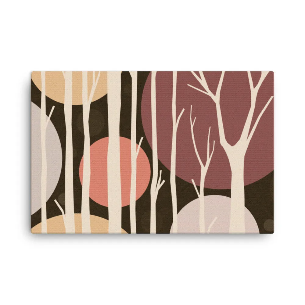 Mauve Wood Ready-to-Hang Premium Wrapped Wood Frame Art - Designed by Michigan Artists